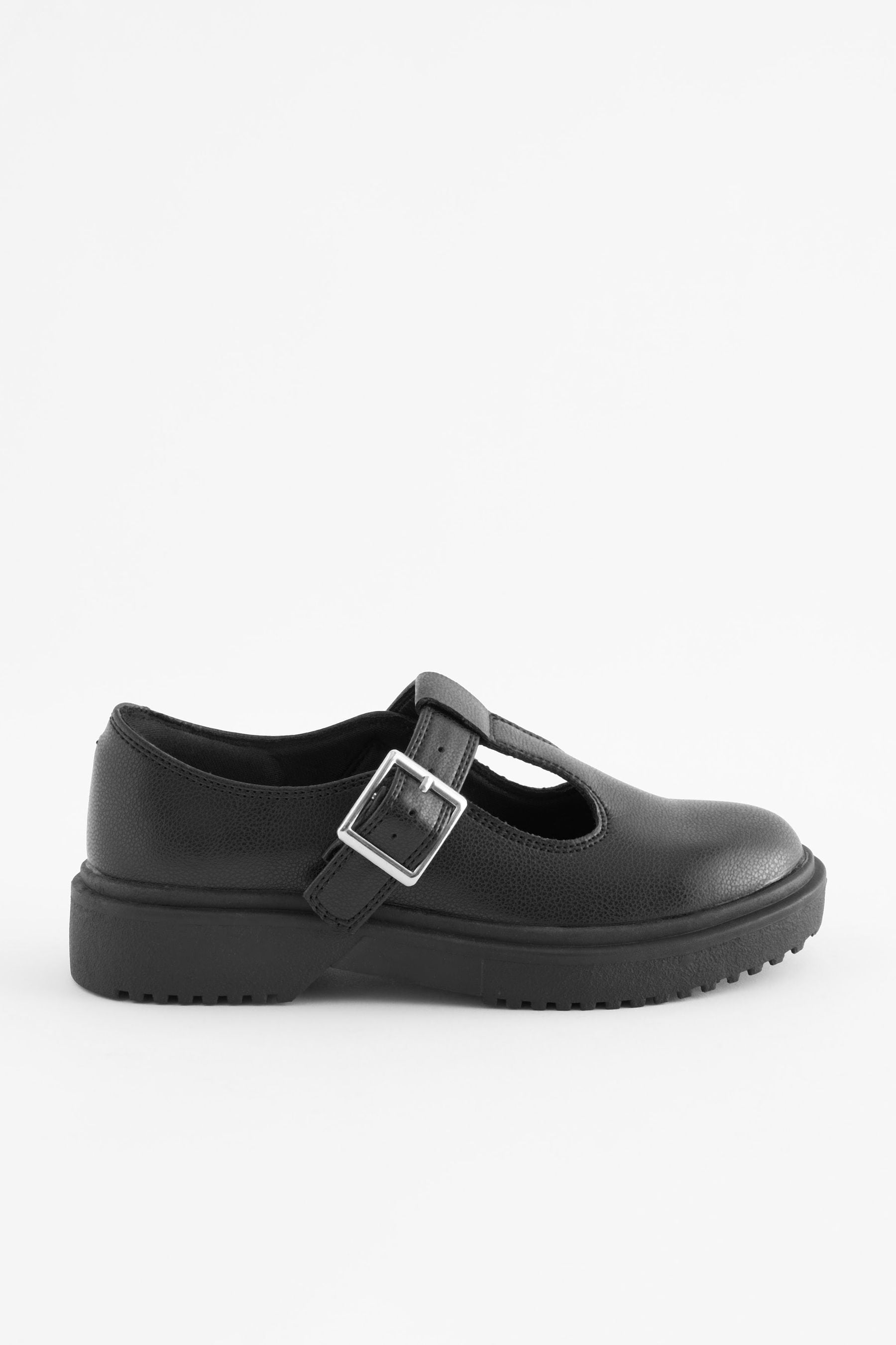 Buy Black School Chunky Sole T-Bar Shoes from the Next UK online shop