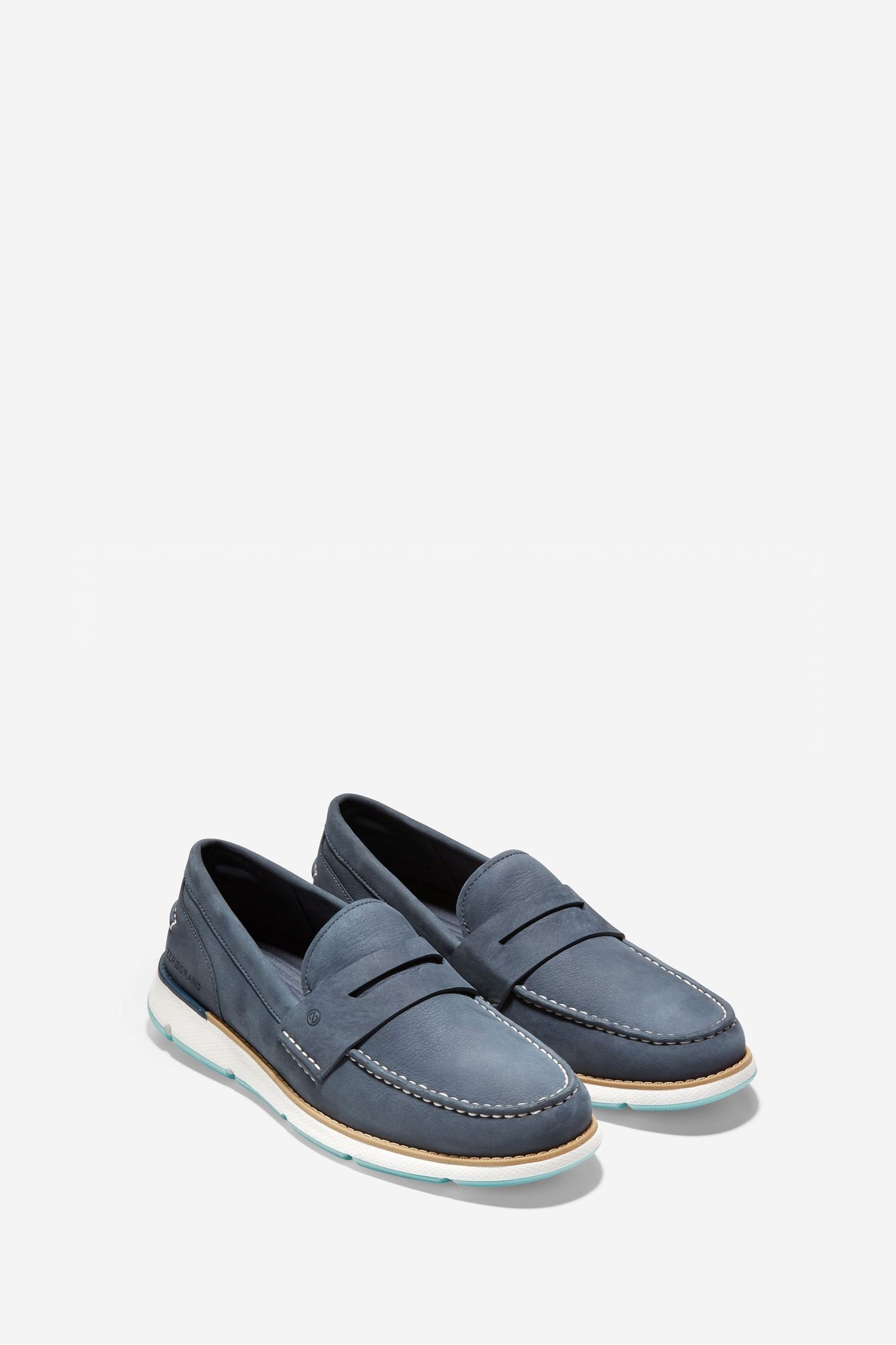 Buy Cole Haan Blue 4.ZEROGRAND Loafers from the Next UK online shop