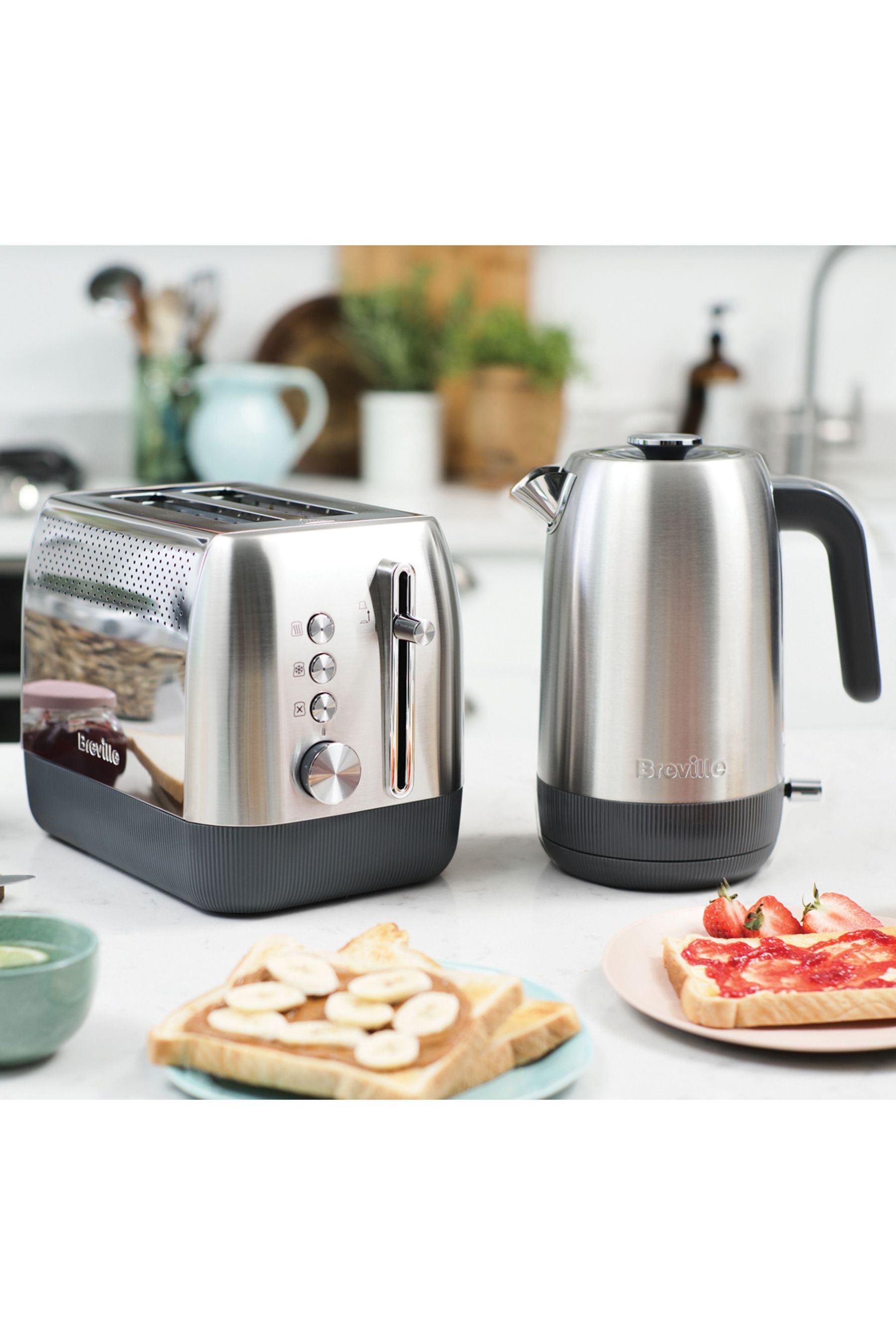 Buy Breville Chrome Edge Toaster from the Next UK online shop