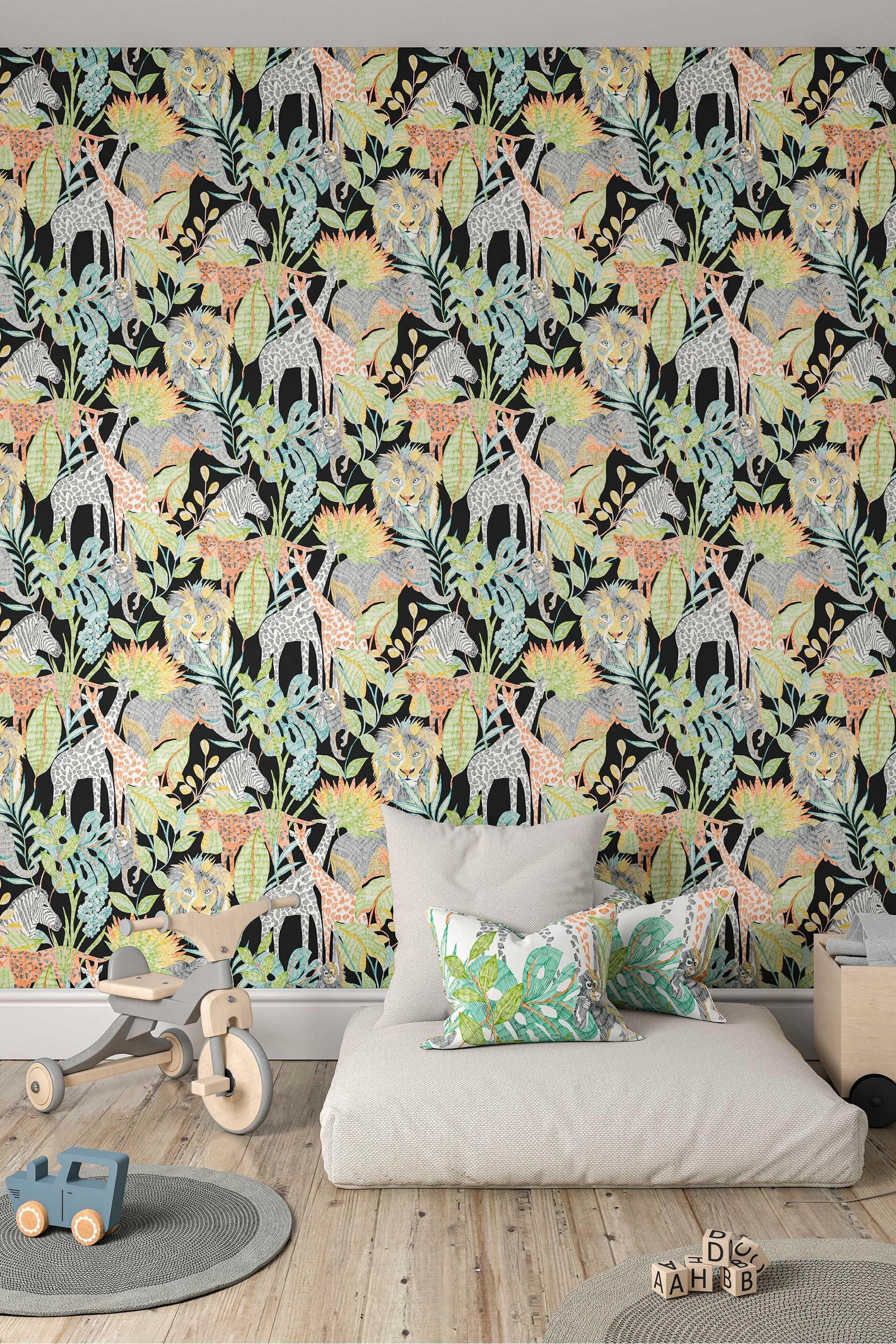 Buy Harlequin Green Into The Wild Wallpaper Children's Wallpaper from the Next UK online shop