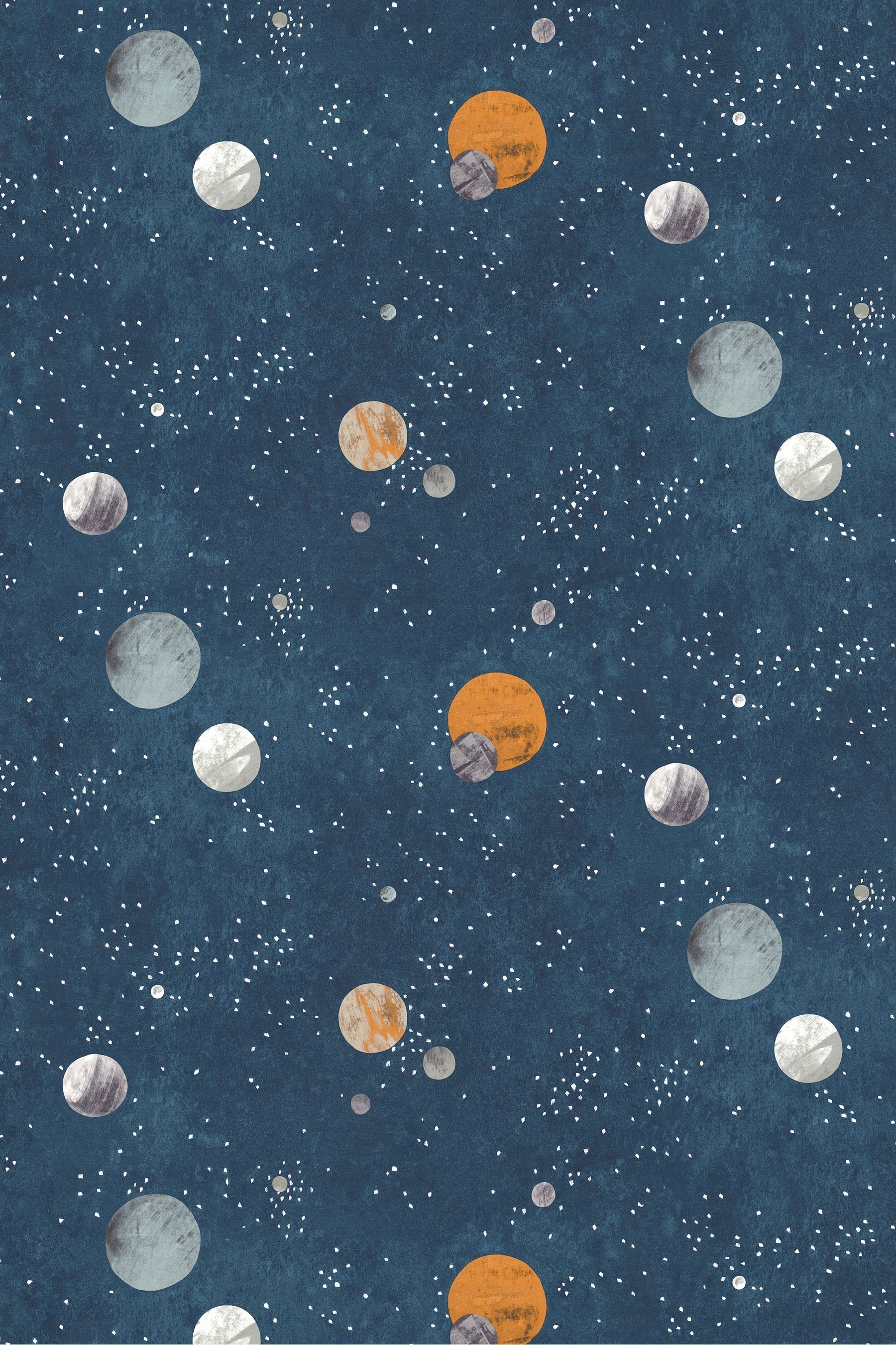 Buy Harlequin Black Out Of This World Wallpaper Children's Wallpaper