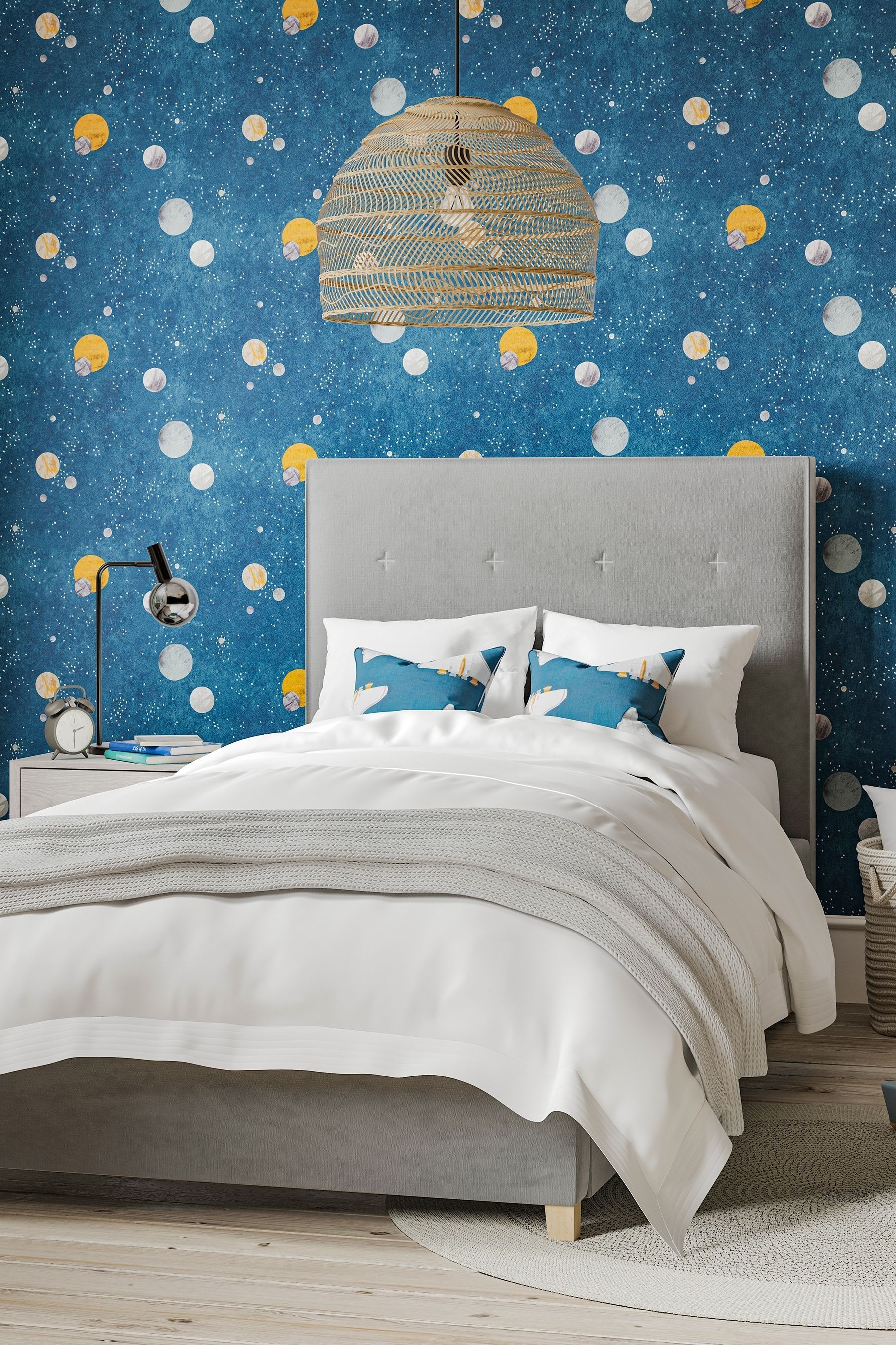 Buy Harlequin Black Out Of This World Wallpaper Children's Wallpaper