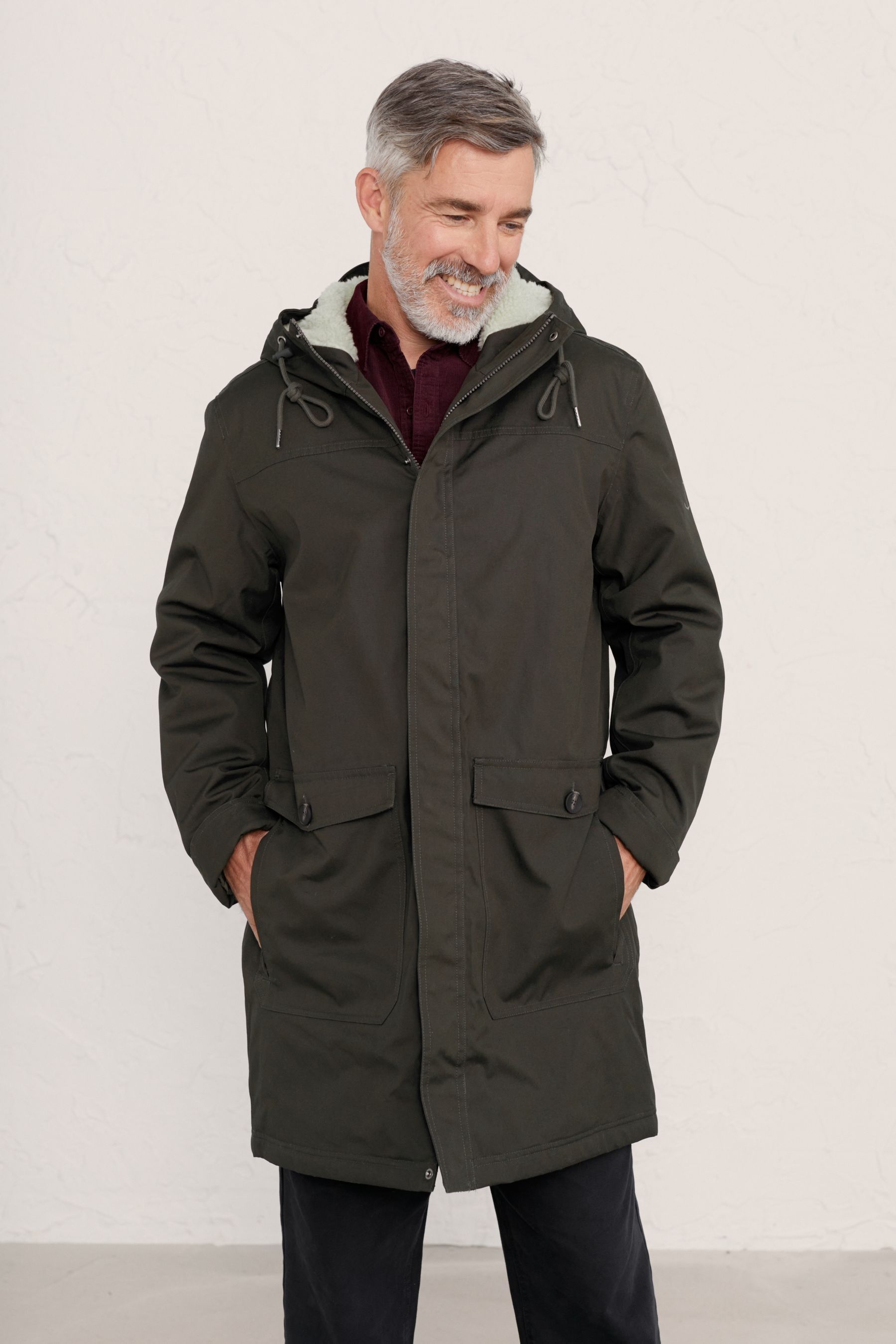 Buy Seasalt Cornwall Green Tidesman Coat from the Next UK online shop