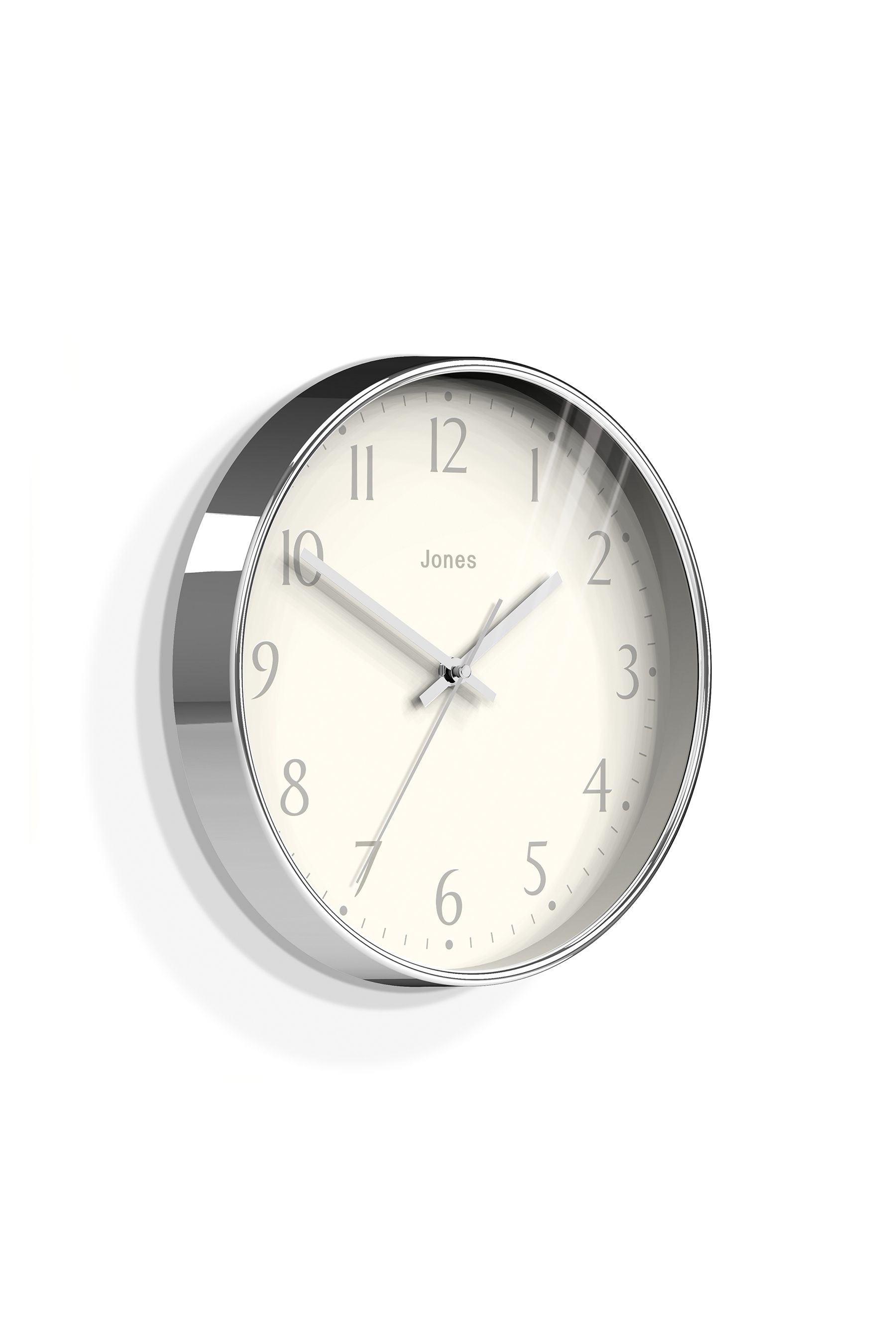 Buy Jones Clocks Silver Studio Wall Clock from the Next UK online shop