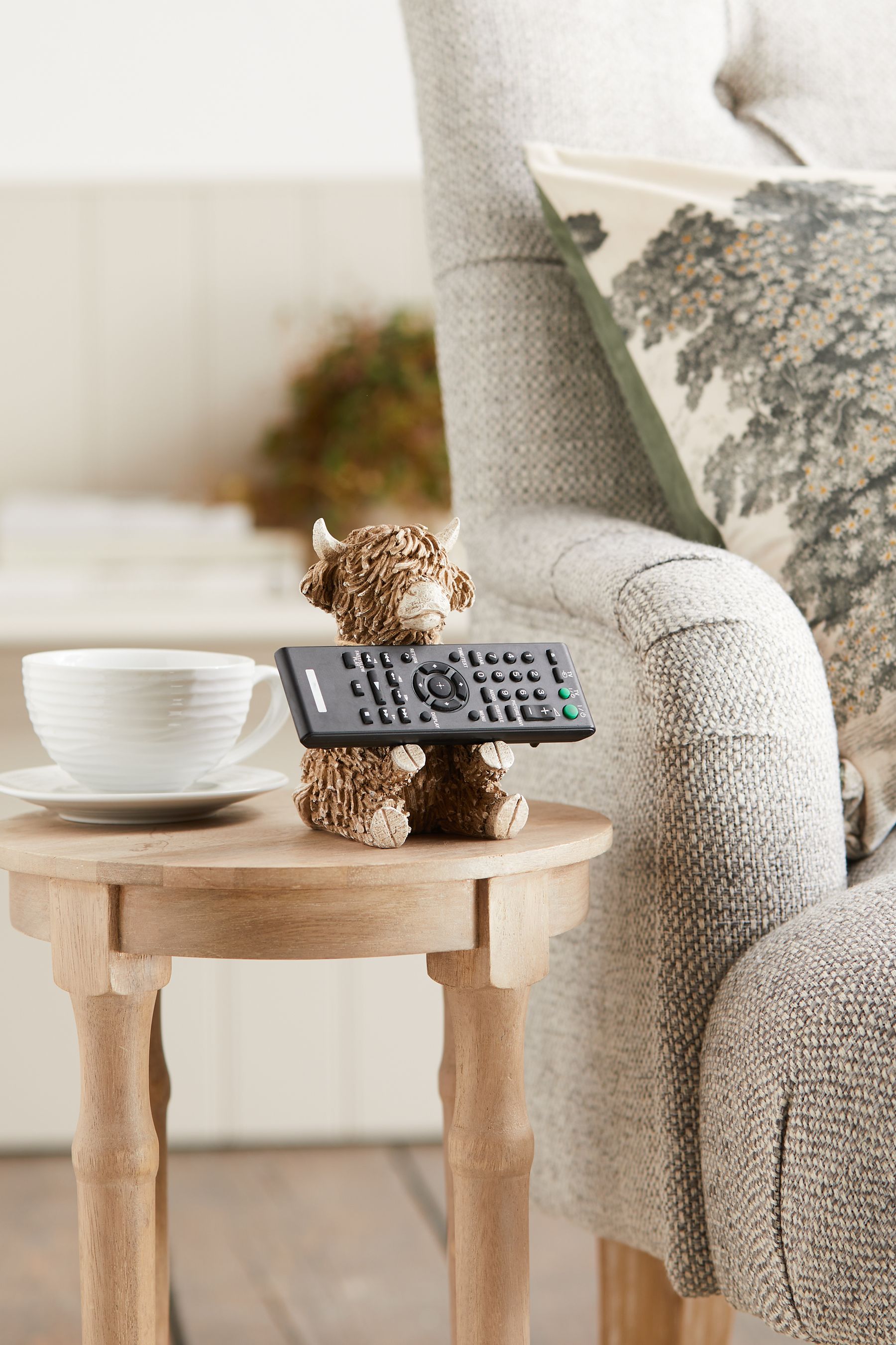 Buy Brown Hamish the Highland Cow TV Remote Control Holder from Next