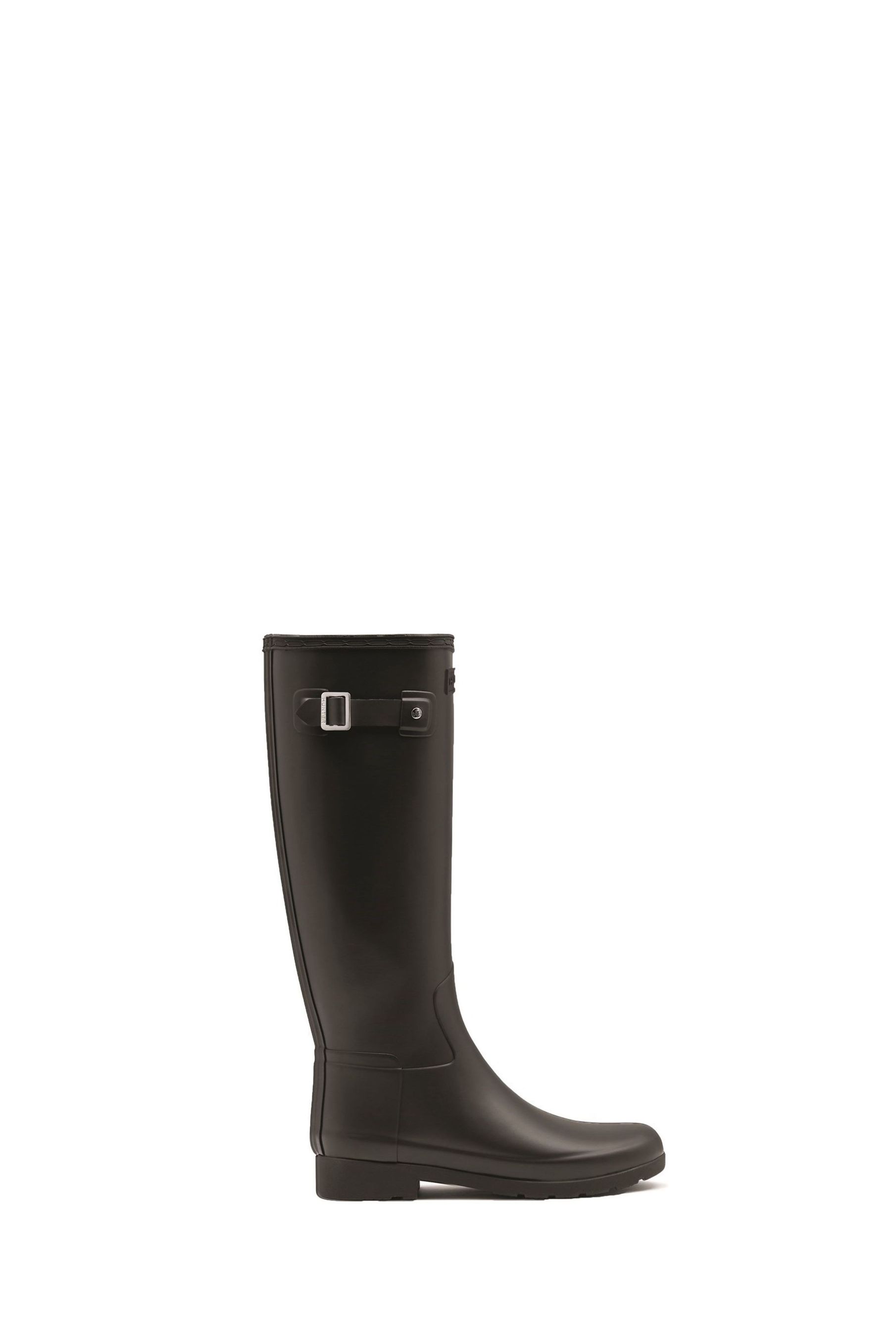 Buy Hunter Tall Black Refined Slim Fit Wellington Boots from the Next ...