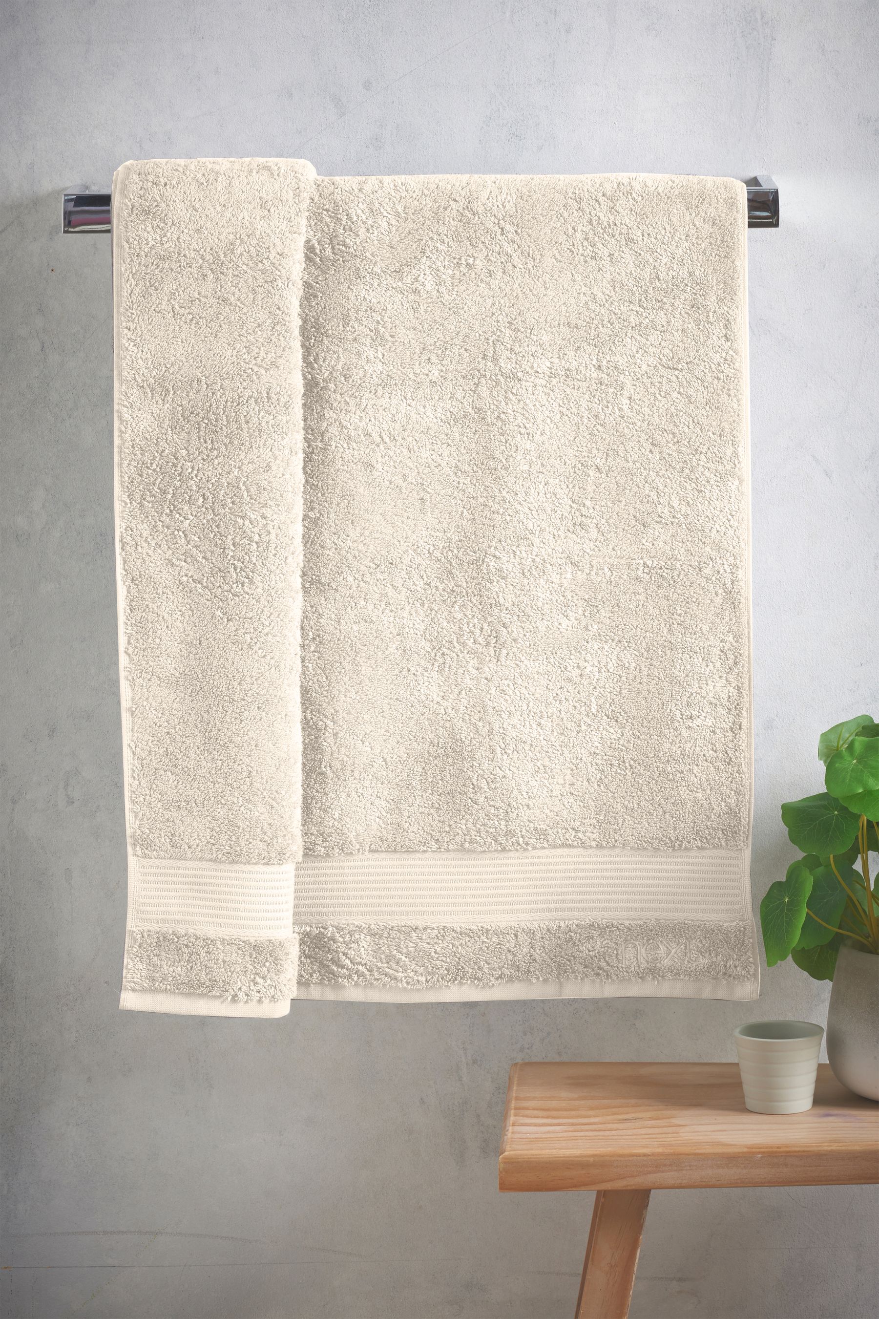 Buy Natural Ecru Egyptian Cotton Towel from Next United Arab Emirates