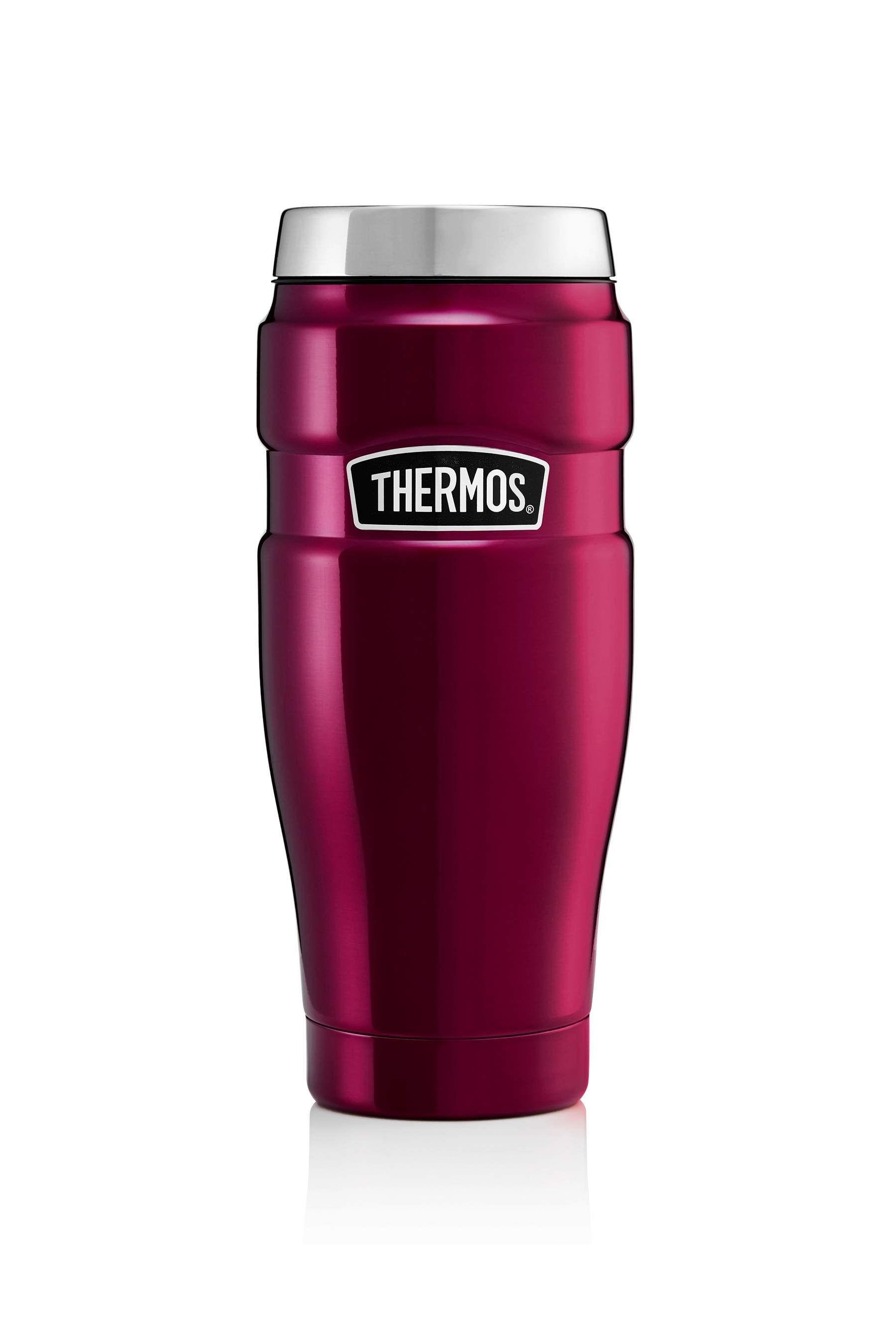 Buy Red Thermos Raspberry 470ml Stainless King Travel Tumbler from the
