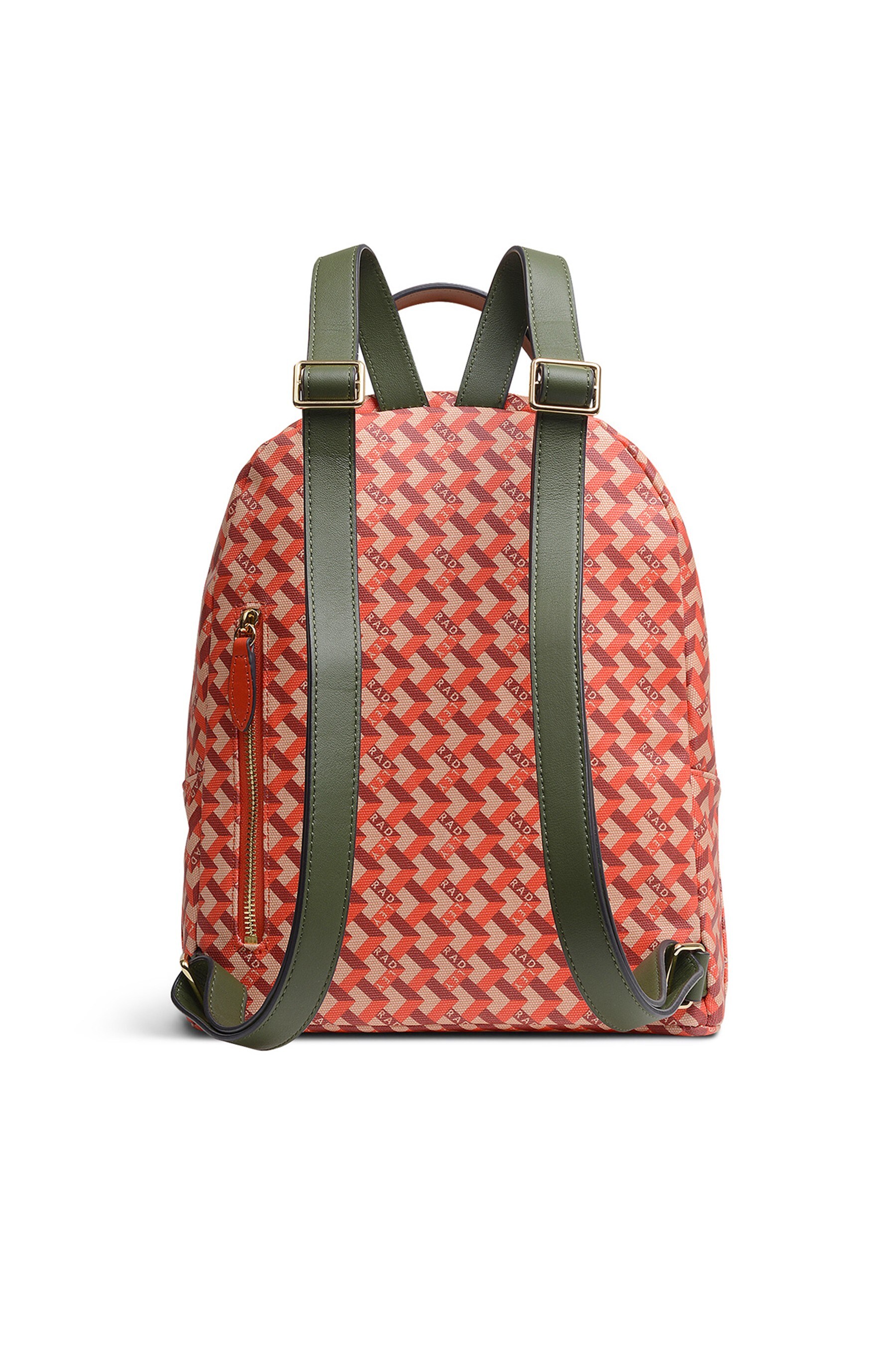 Buy Radley London Geo Red Pepper Medium Zip Top Backpack from the Next UK online shop