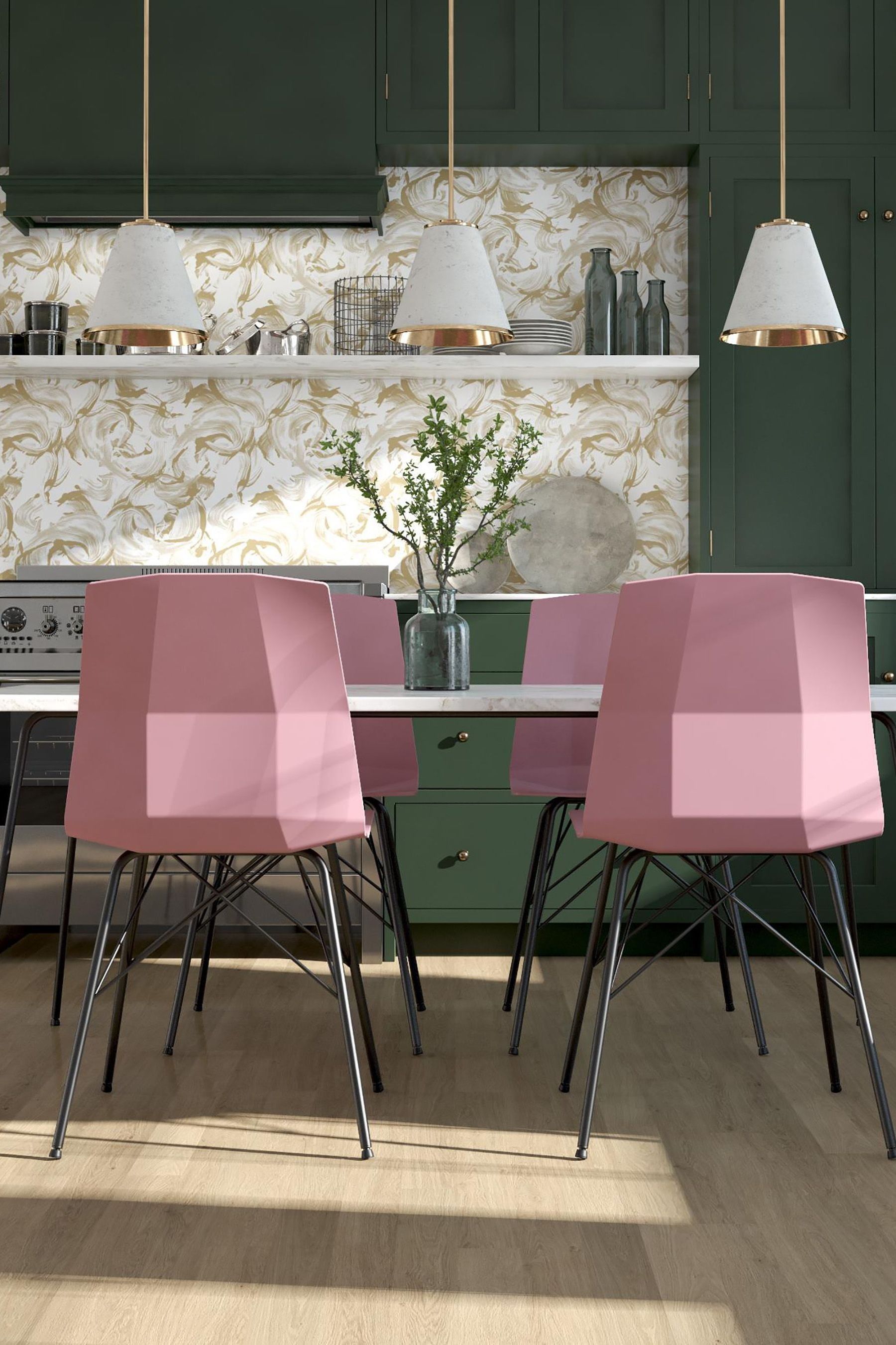 Buy CosmoLiving Pink Riley Dining Chair from the Next UK online shop