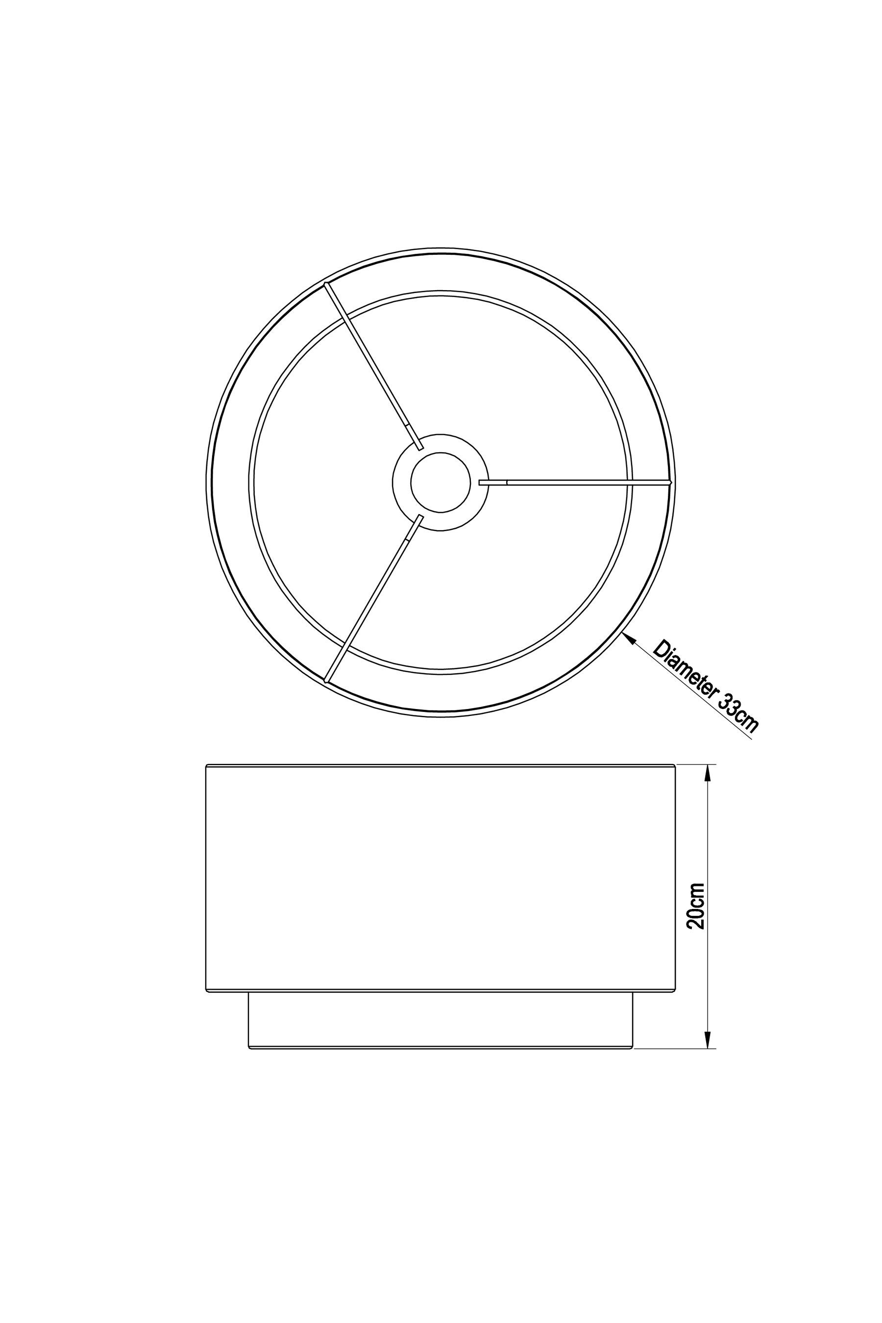 Buy White Rico 2 Tier Easy Fit Lamp Shade from the Next UK online shop