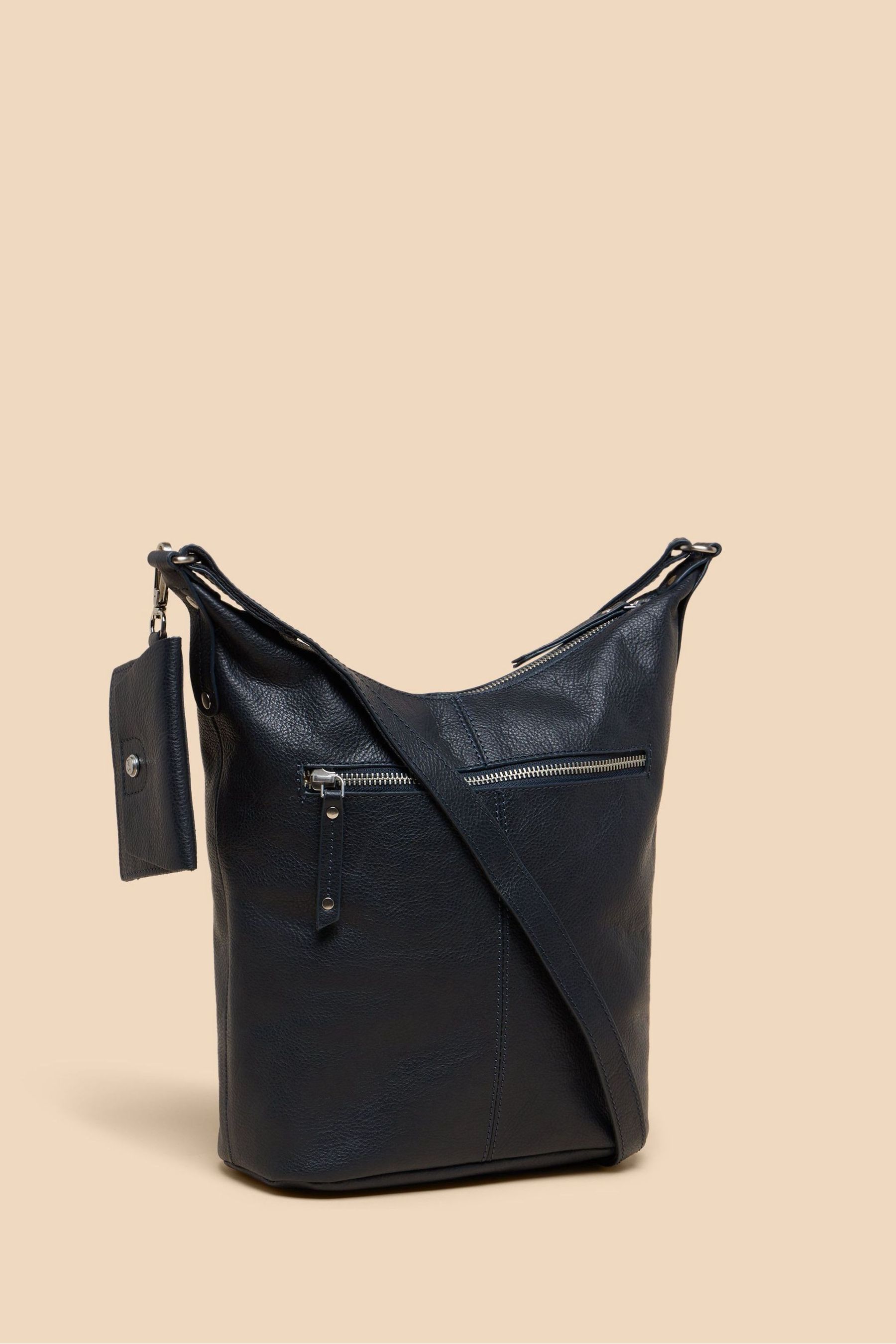 Buy White Stuff Navy Fern Leather CrossBody Bag from Next Ireland