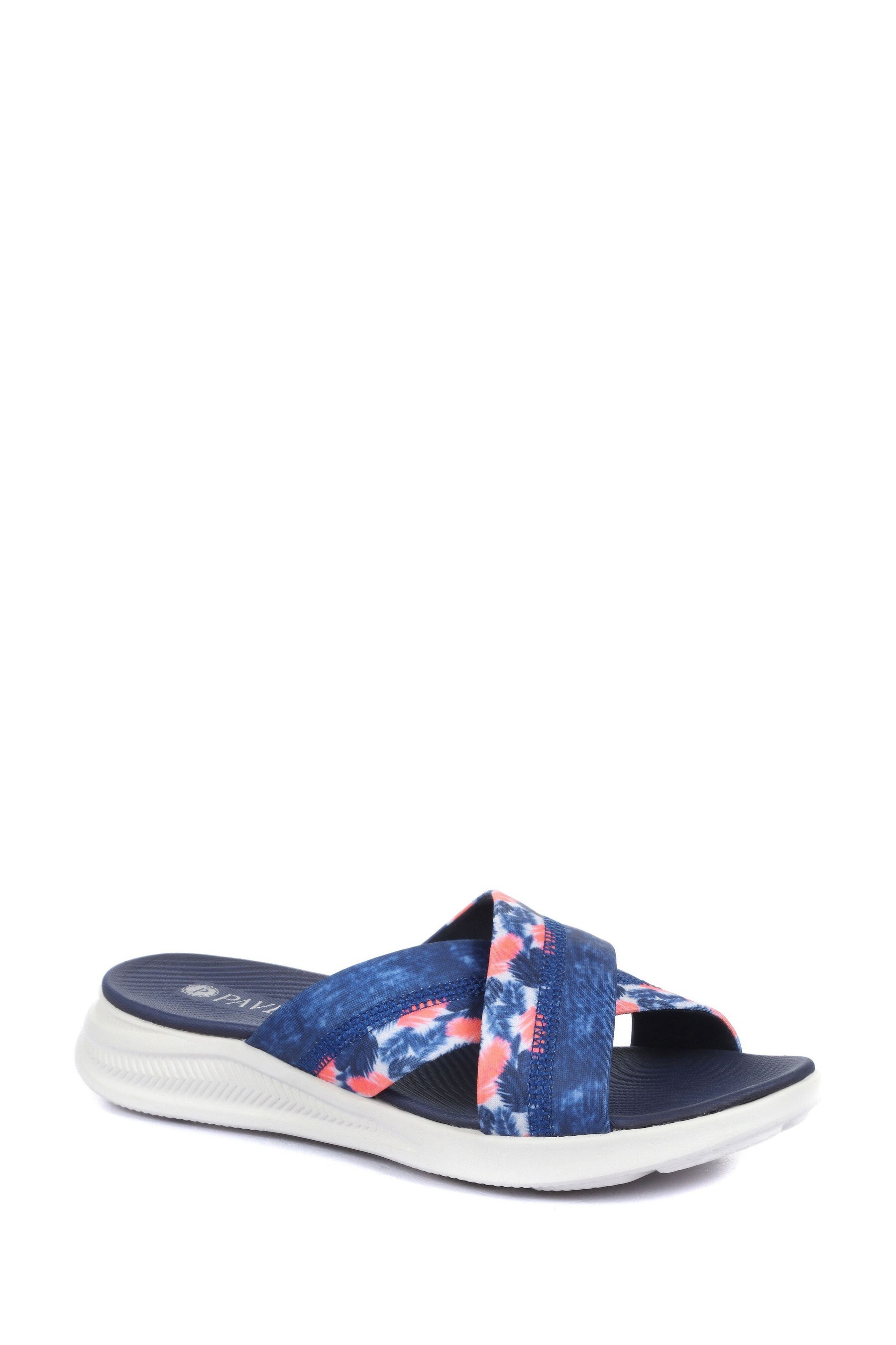 Buy Pavers Navy Lightweight Mule Sandals from the Next UK online shop