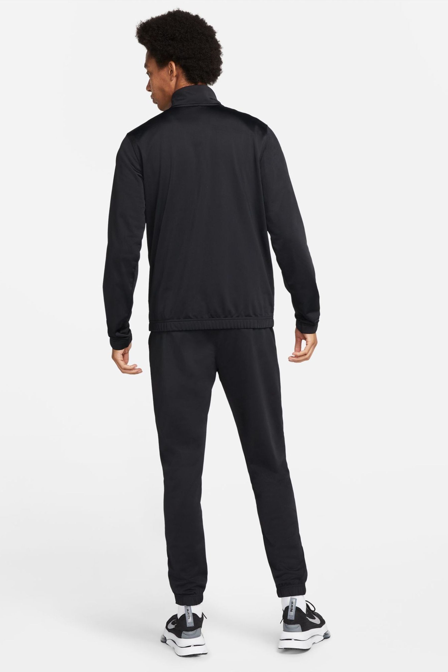 Buy Nike Black Sportswear Sport Essentials Poly Knit Track Suit from ...