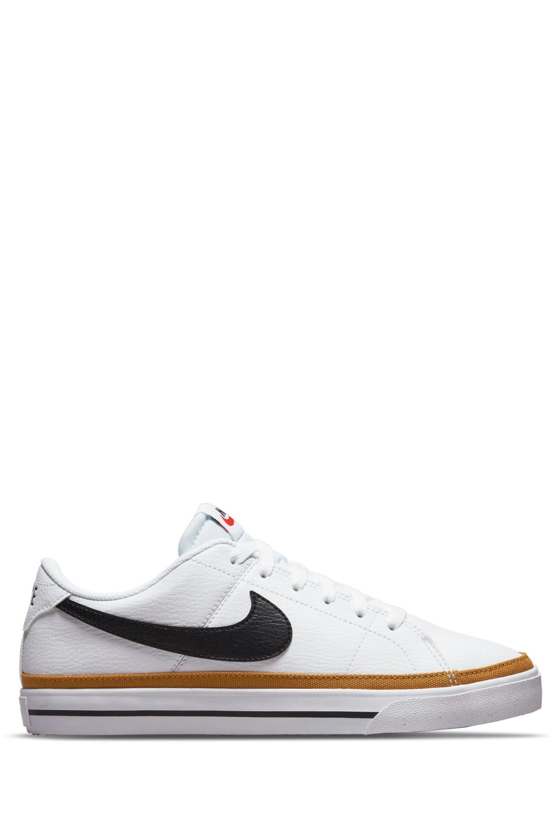 Buy Nike White/Black Court Legacy Trainers from the Next UK online shop