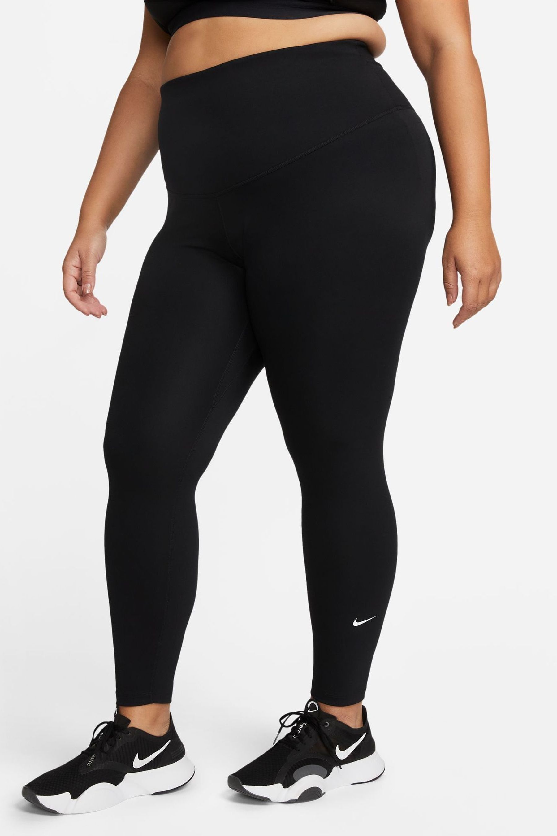 Buy Nike Black Curve One Dri FIT Womens High Rise Leggings from the
