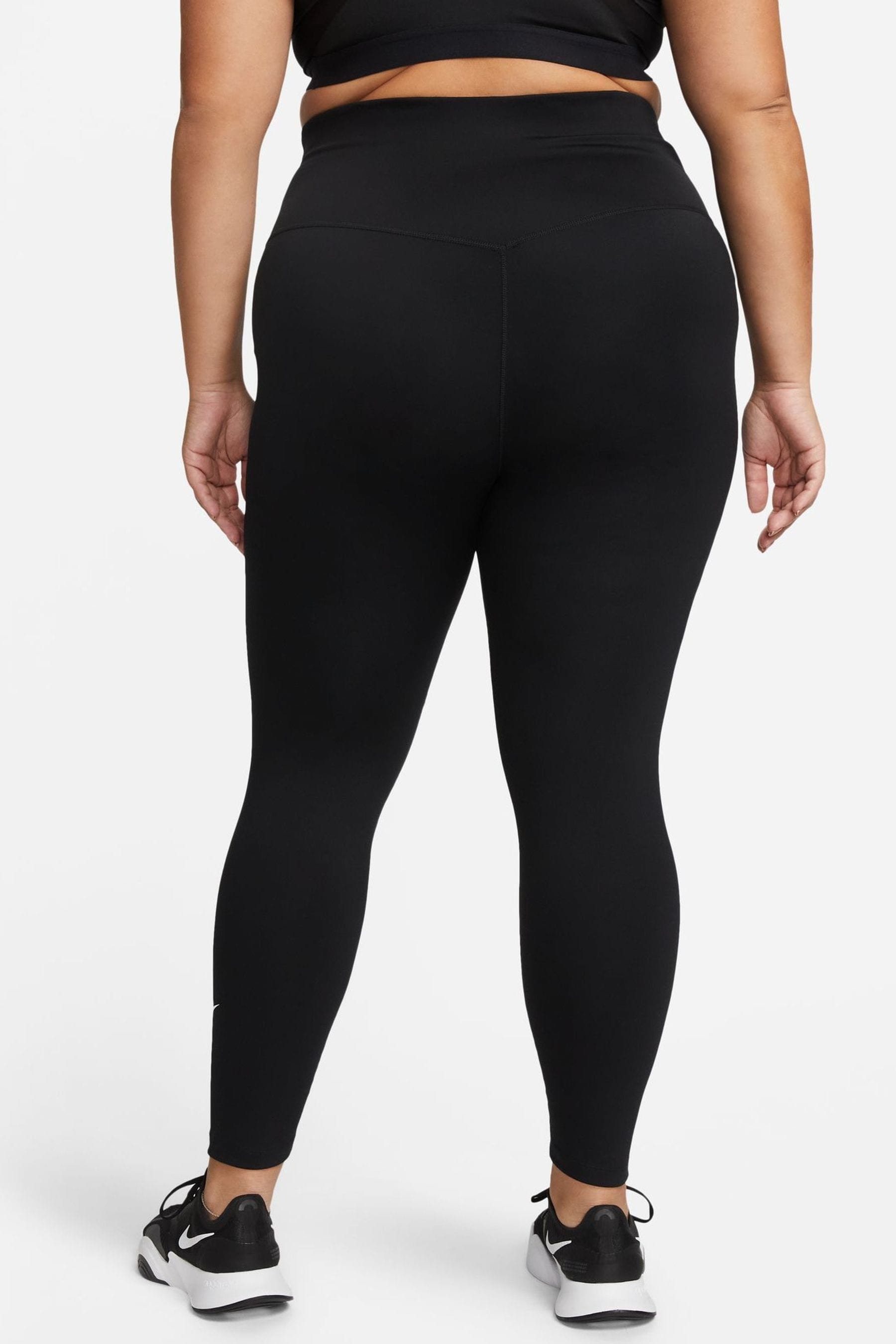 Buy Nike Black Curve One Dri FIT Womens High Rise Leggings from the