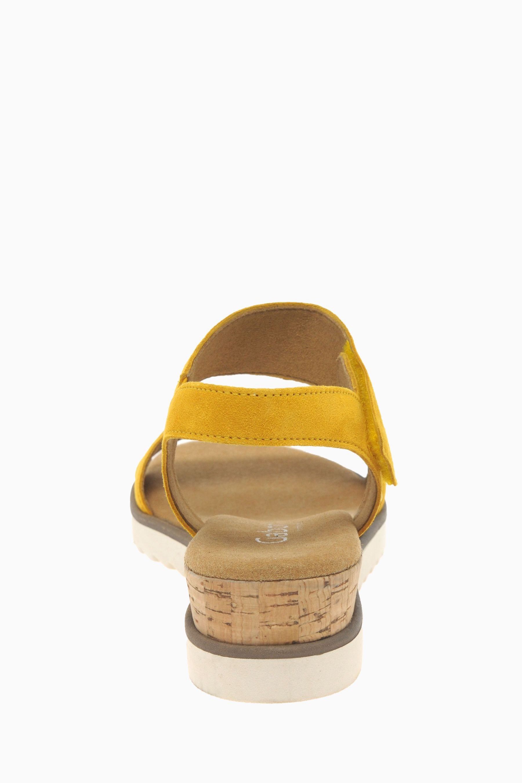 Buy Gabor Raynor Yellow Suede Sandals from the Next UK online shop