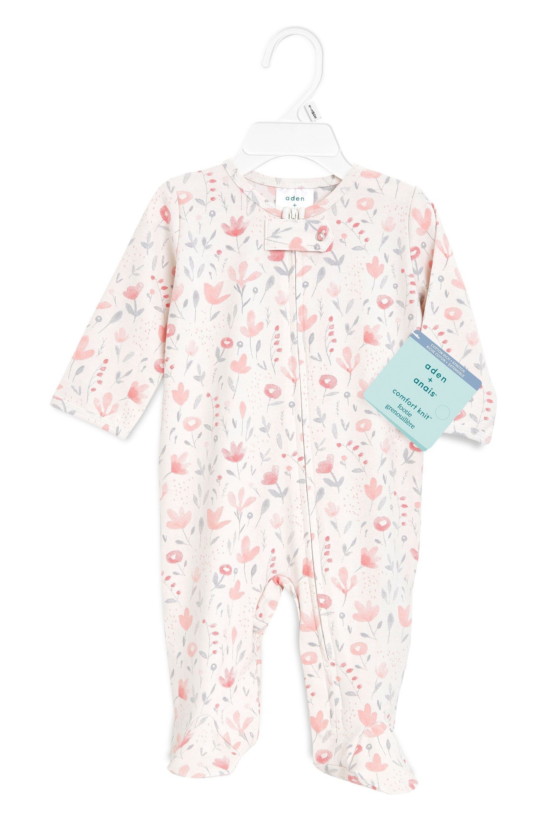 Buy aden + anais Comfort Knit Perennial Footie Bodysuit from the Next