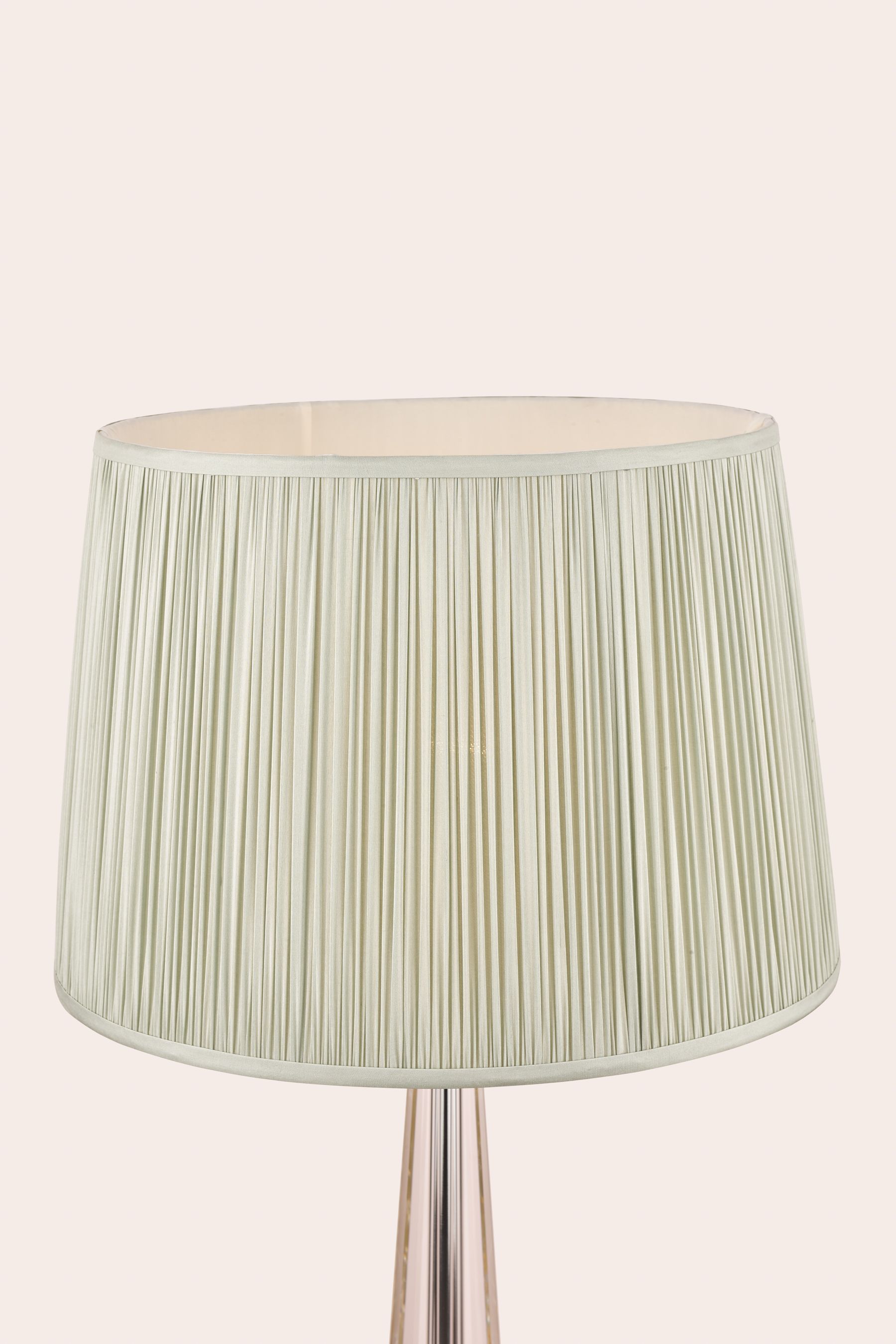 Buy Laura Ashley Sage Green Hemsley Pleated Silk Empire Easyfit Lamp