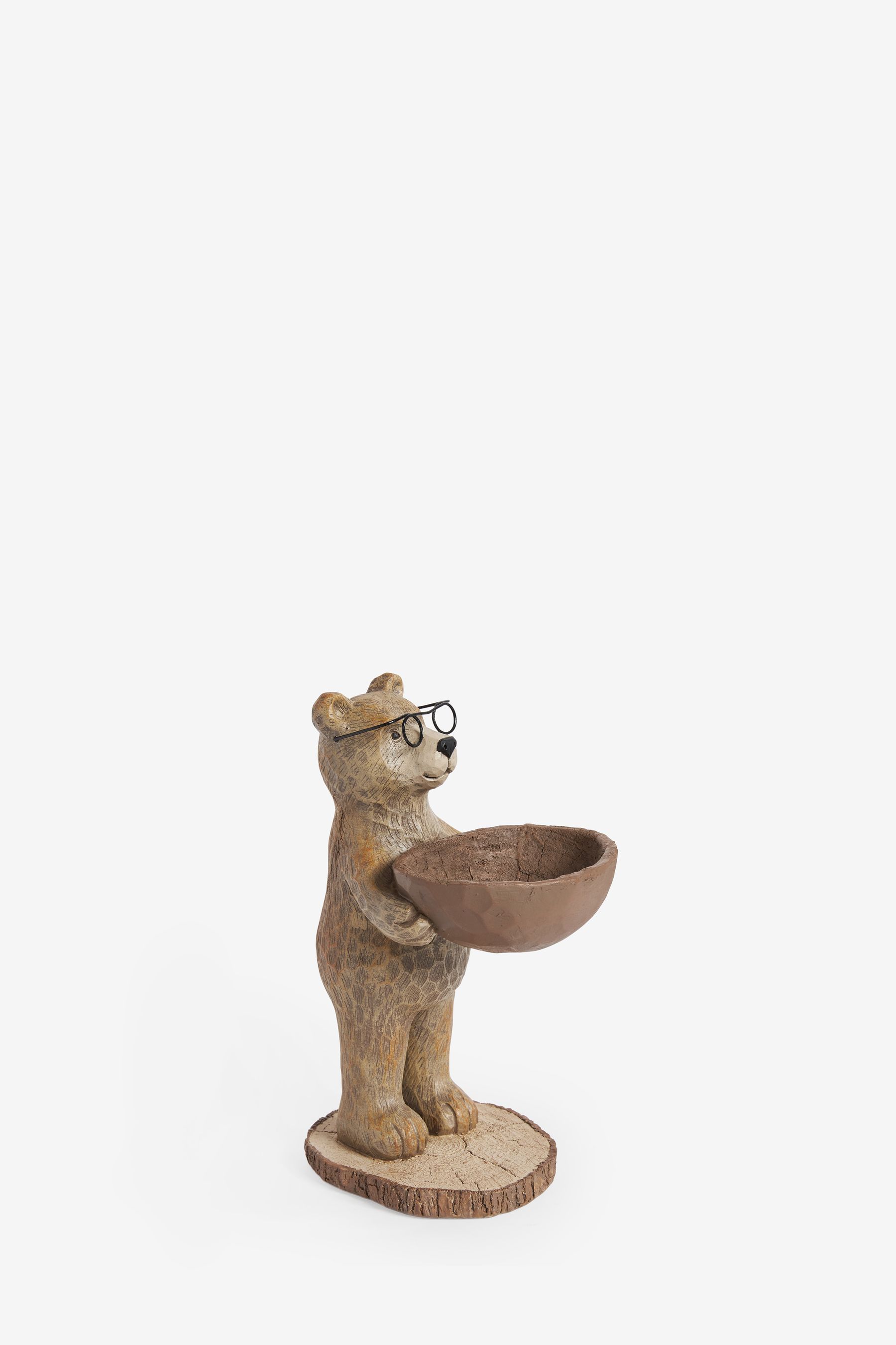 Buy Brown Bertie Bear Trinket Dish Hallway Ornament from the Next UK