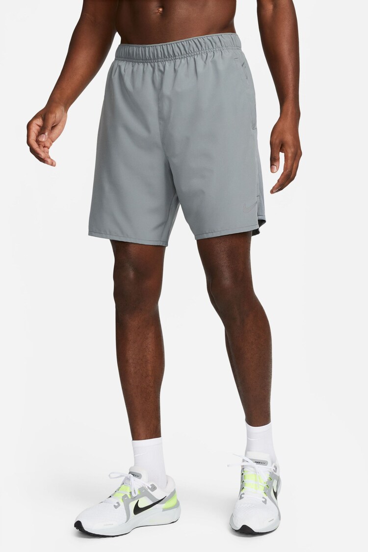 Nike Grey Challenger Dri-FIT 7 inch 2-in-1 Running Shorts - Image 1 of 1