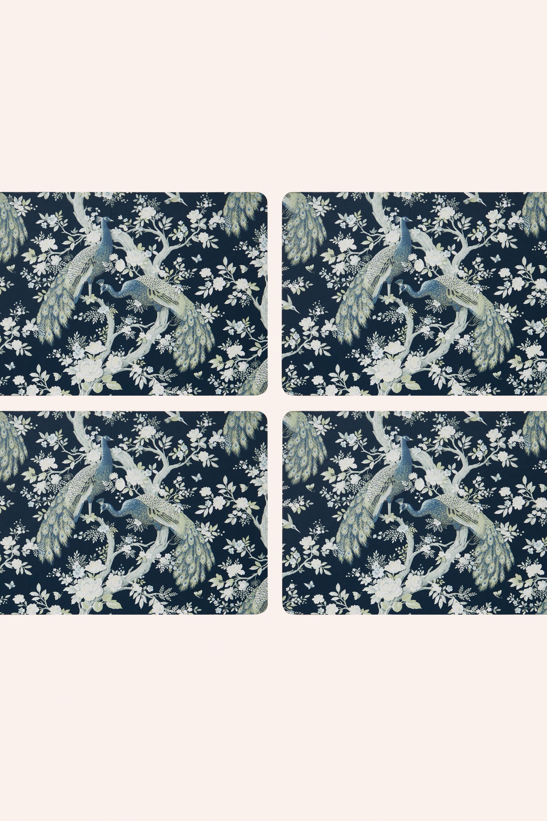 Buy Laura Ashley Set of 4 Blue Foliage Placemats from Next Ireland