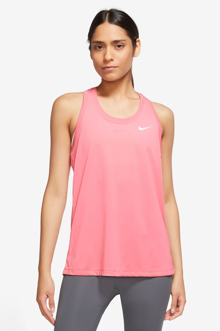 Nike Pink Dri-Fit Racerback Tank Vest Top - Image 1 of 1