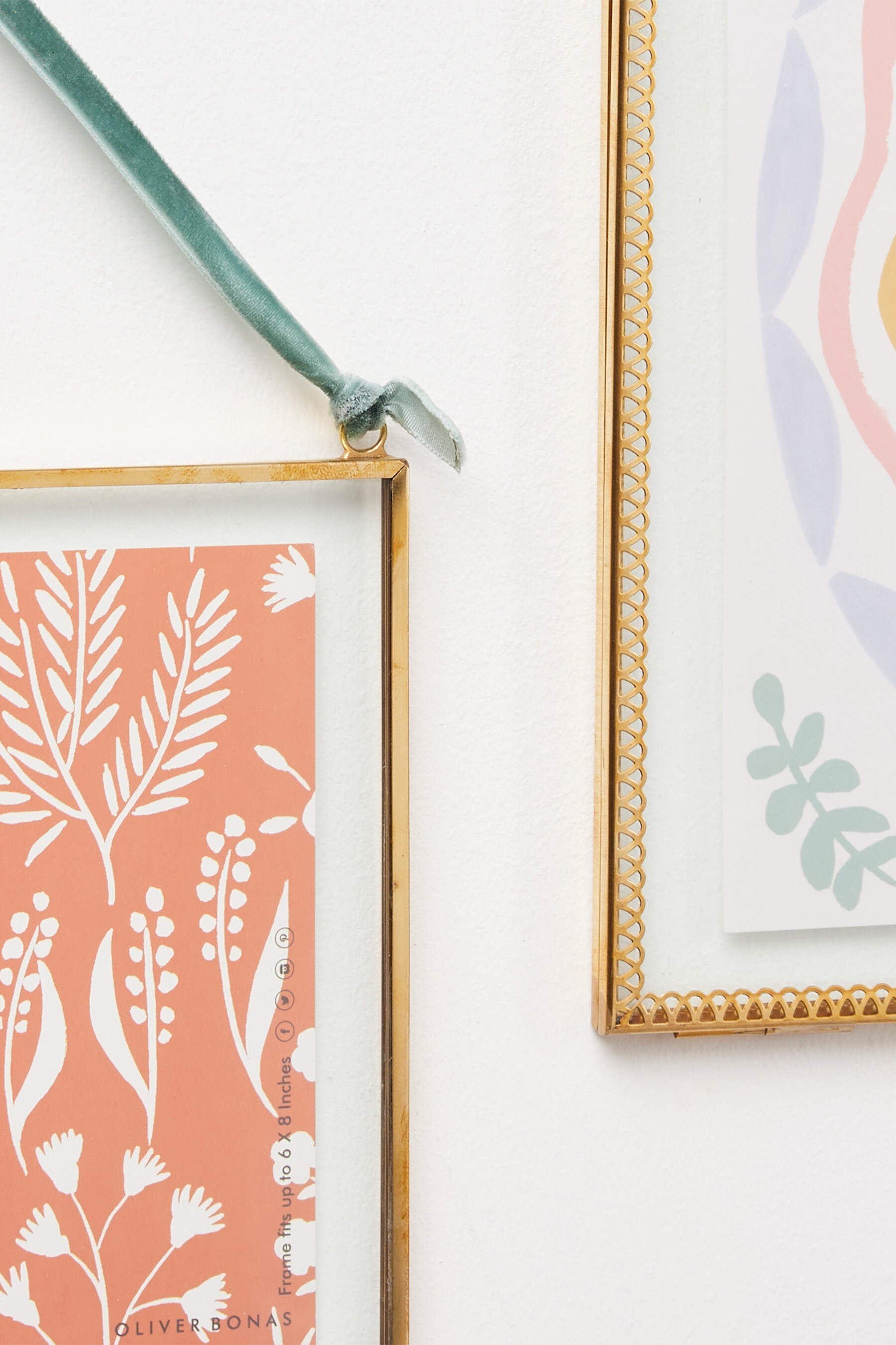 Buy Oliver Bonas Set of 3 Gold Hanging Picture Frames from the Next UK