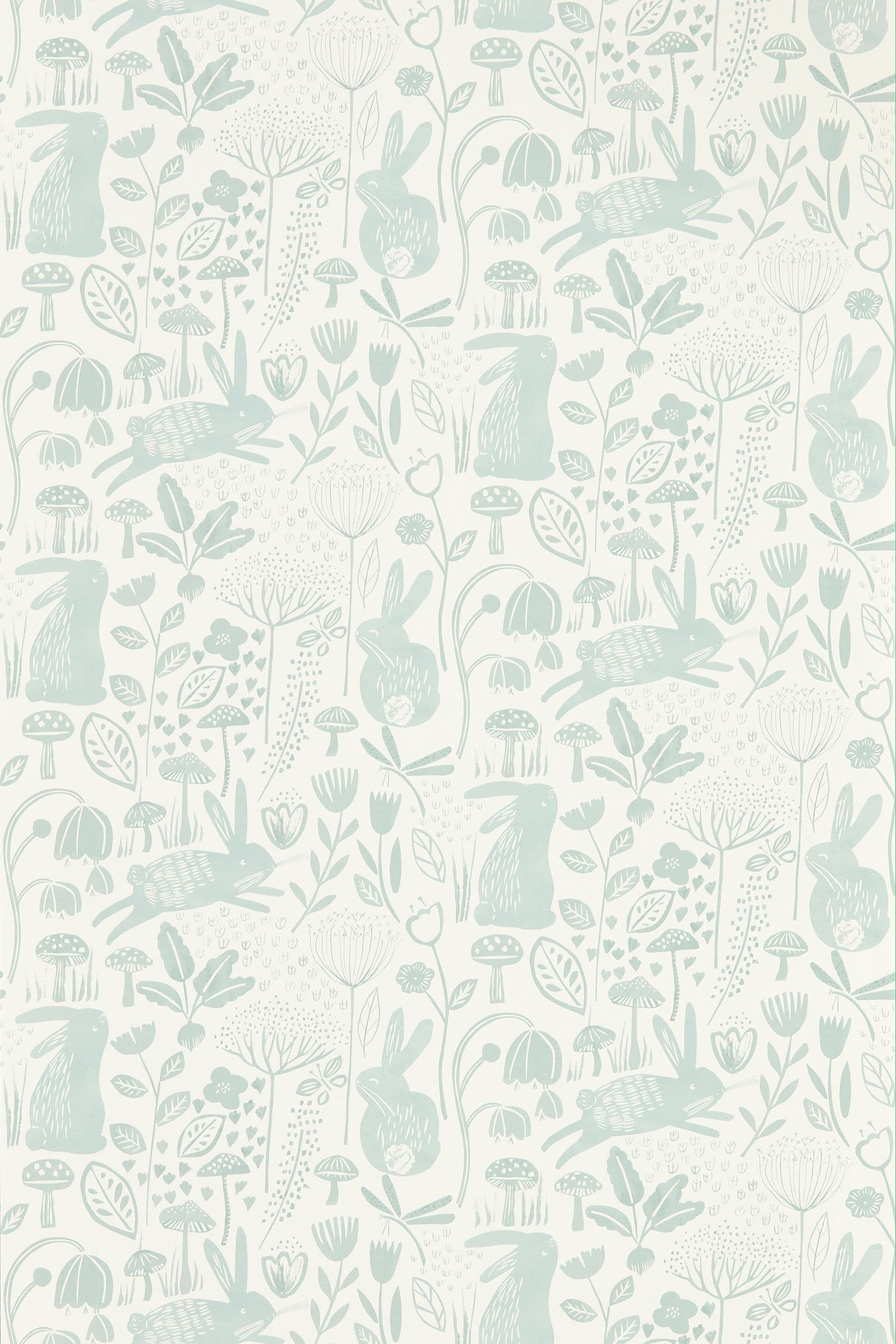 Buy Harlequin Green Into The Meadow Wallpaper Sample Children's