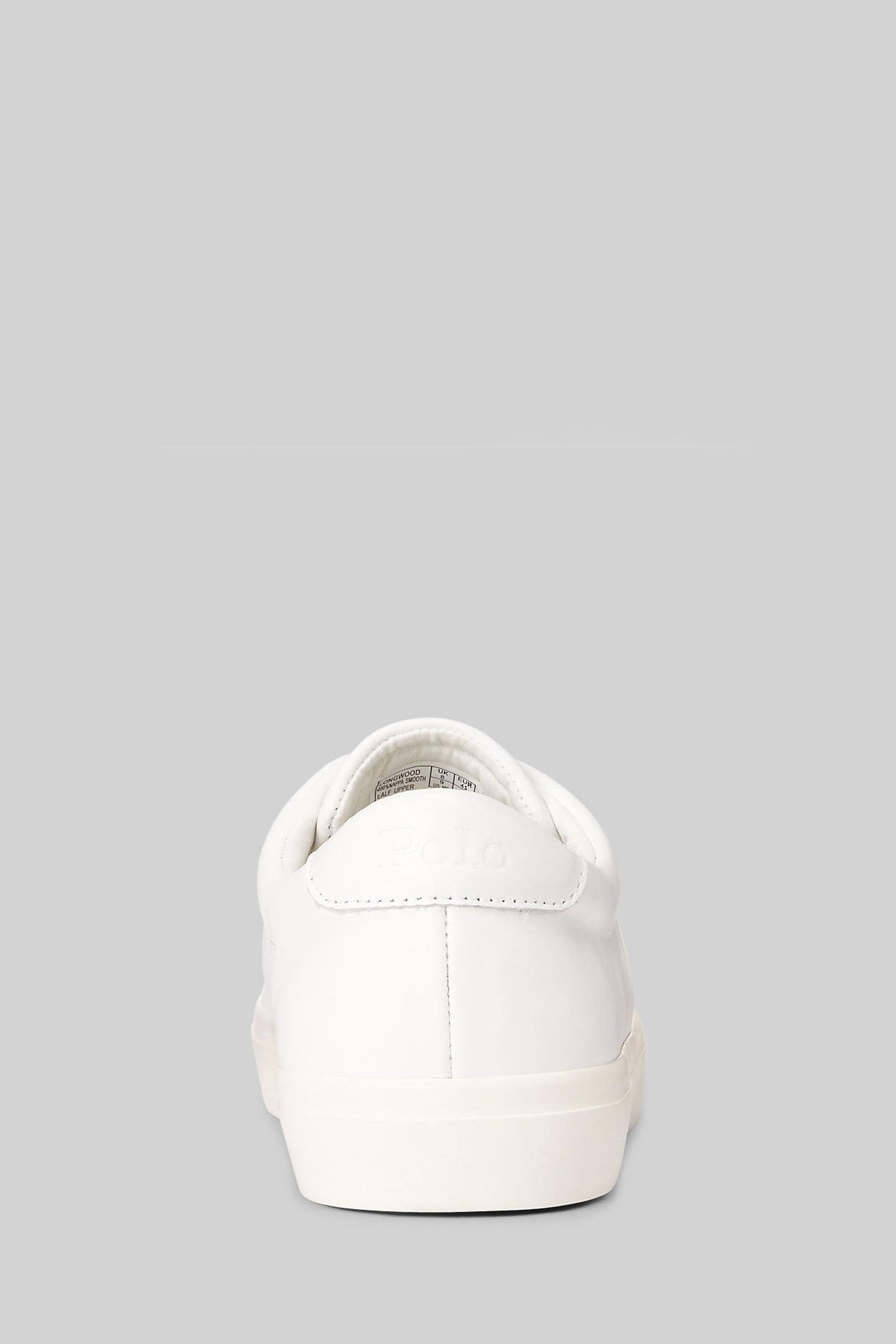 Buy Polo Ralph Lauren White Longwood Leather Trainer from the Next UK ...