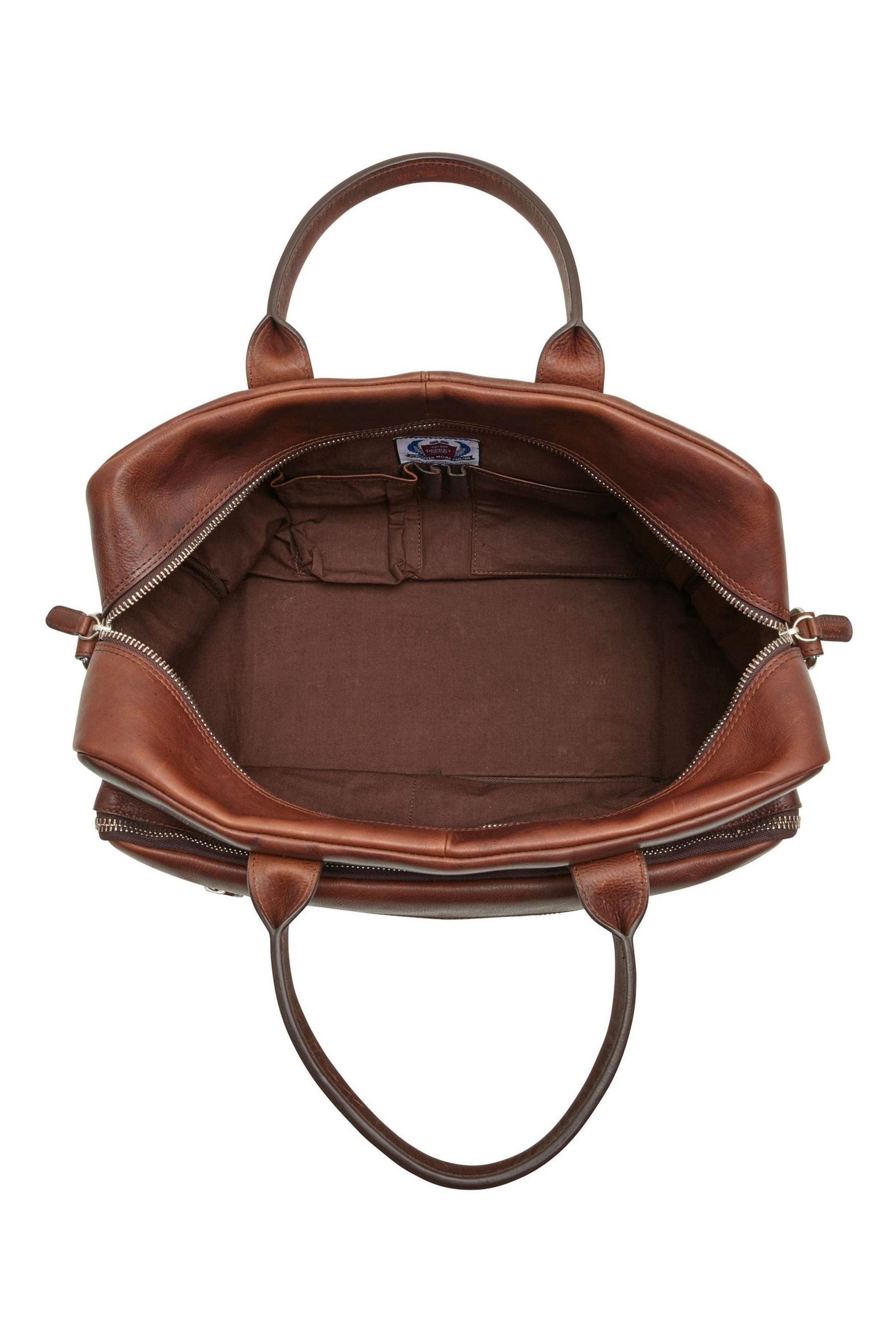 Buy OSPREY LONDON Saddle Leather Farringdon Weekender Bag from the Next