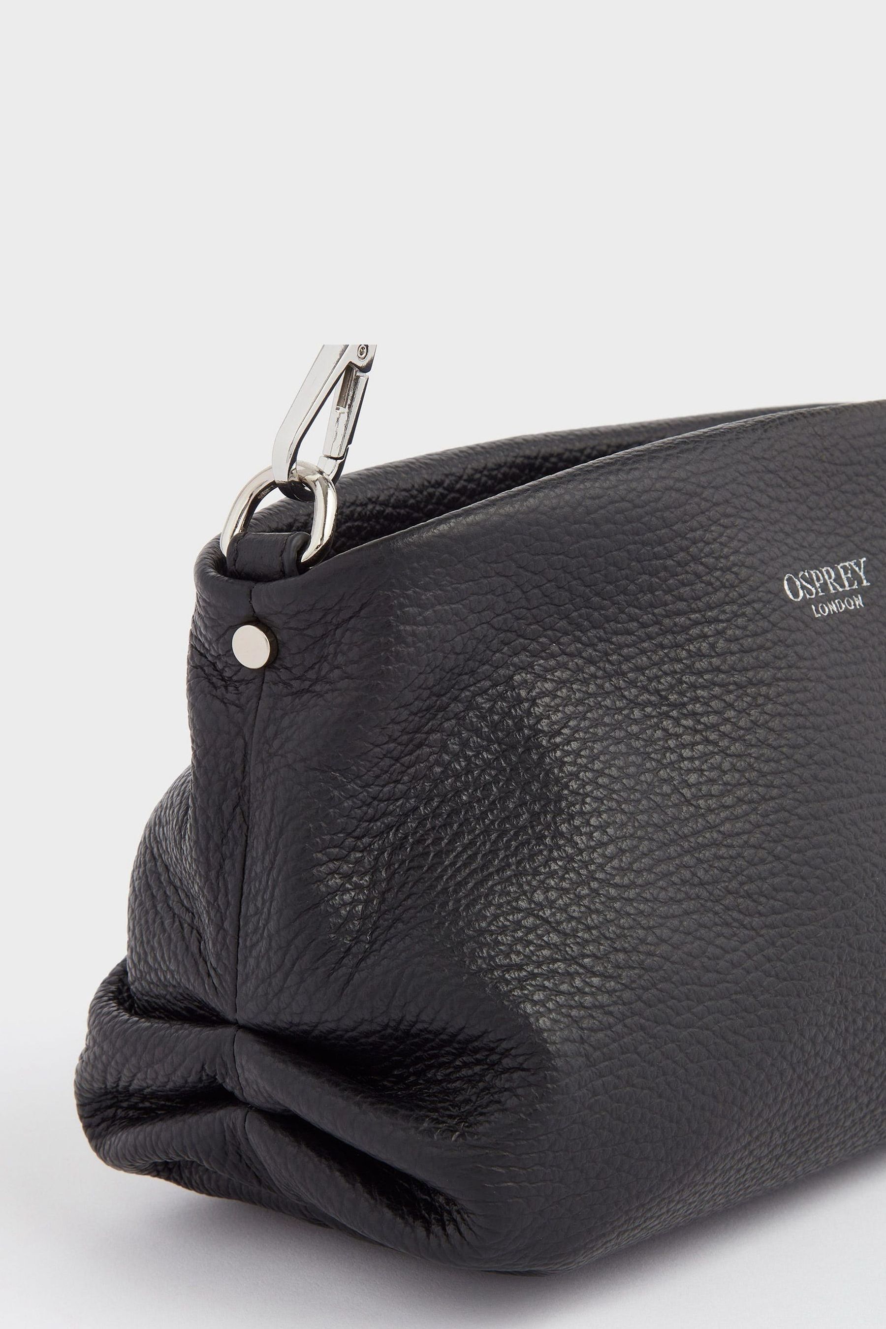Buy OSPREY LONDON The Carina Shrug Italian Leather Midnight Pearl