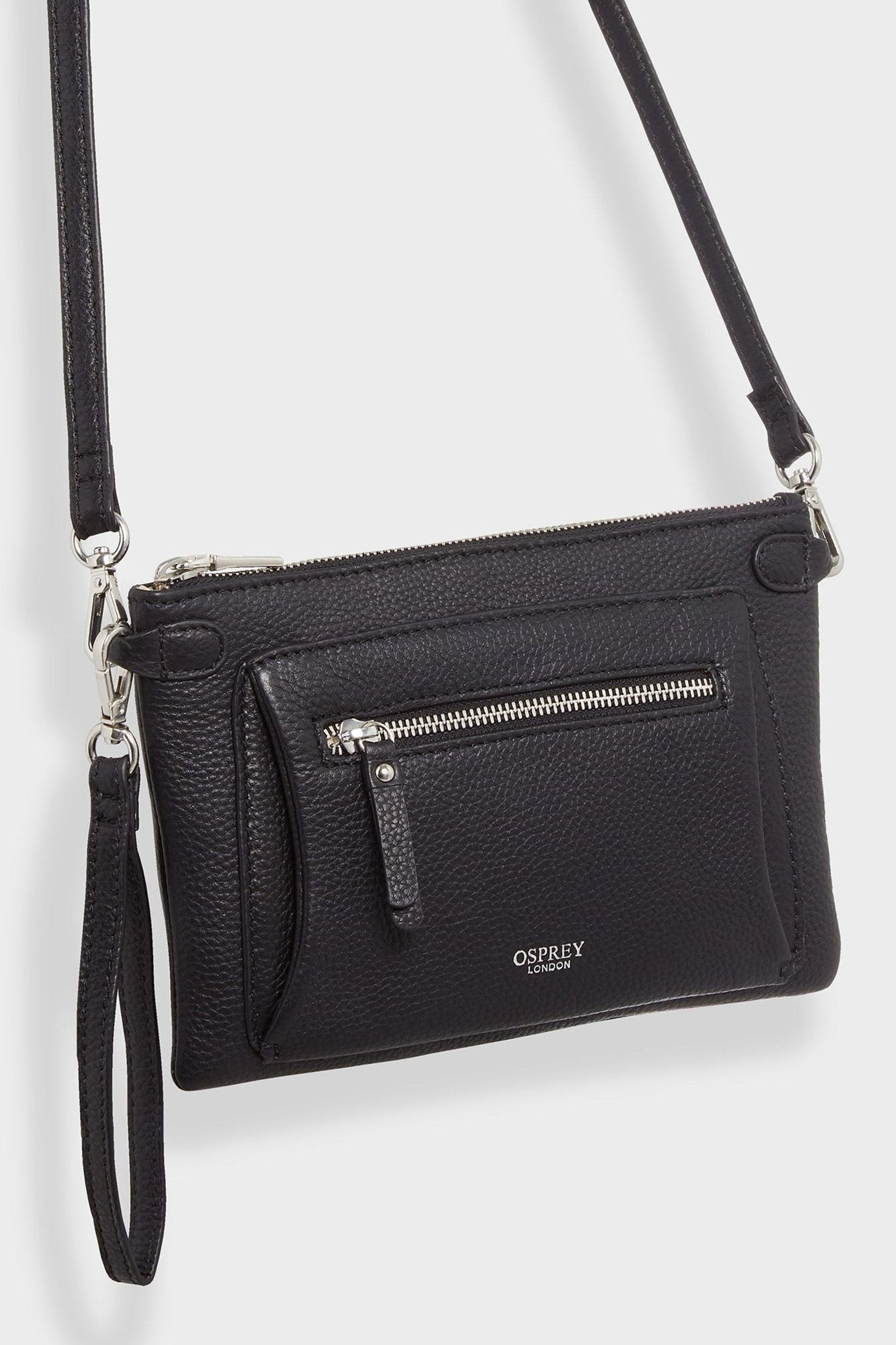 Buy Osprey London Ruby Leather CrossBody Clutch Bag from Next Ireland