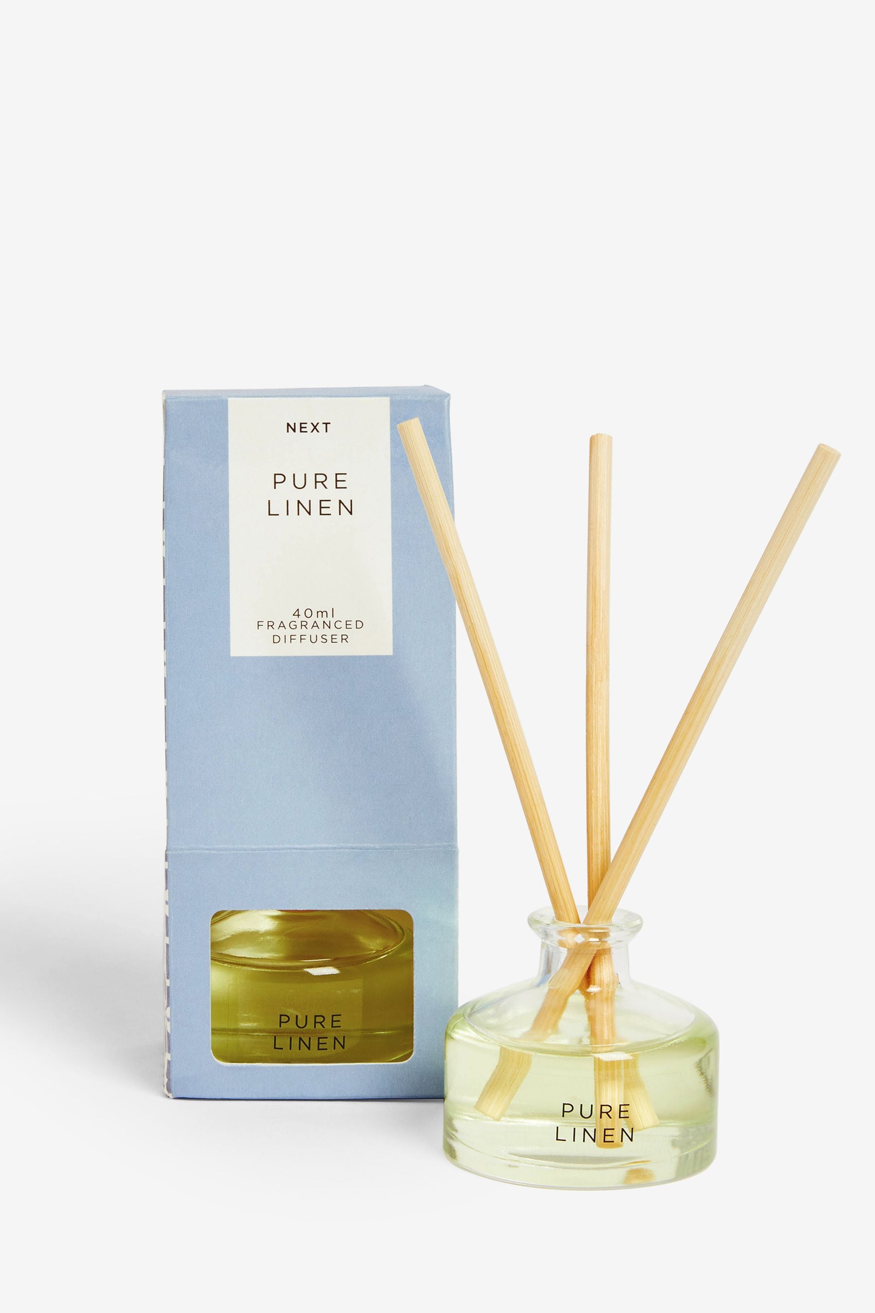 Buy Linen 40ml Fragranced Reed Diffuser from the Next UK online shop