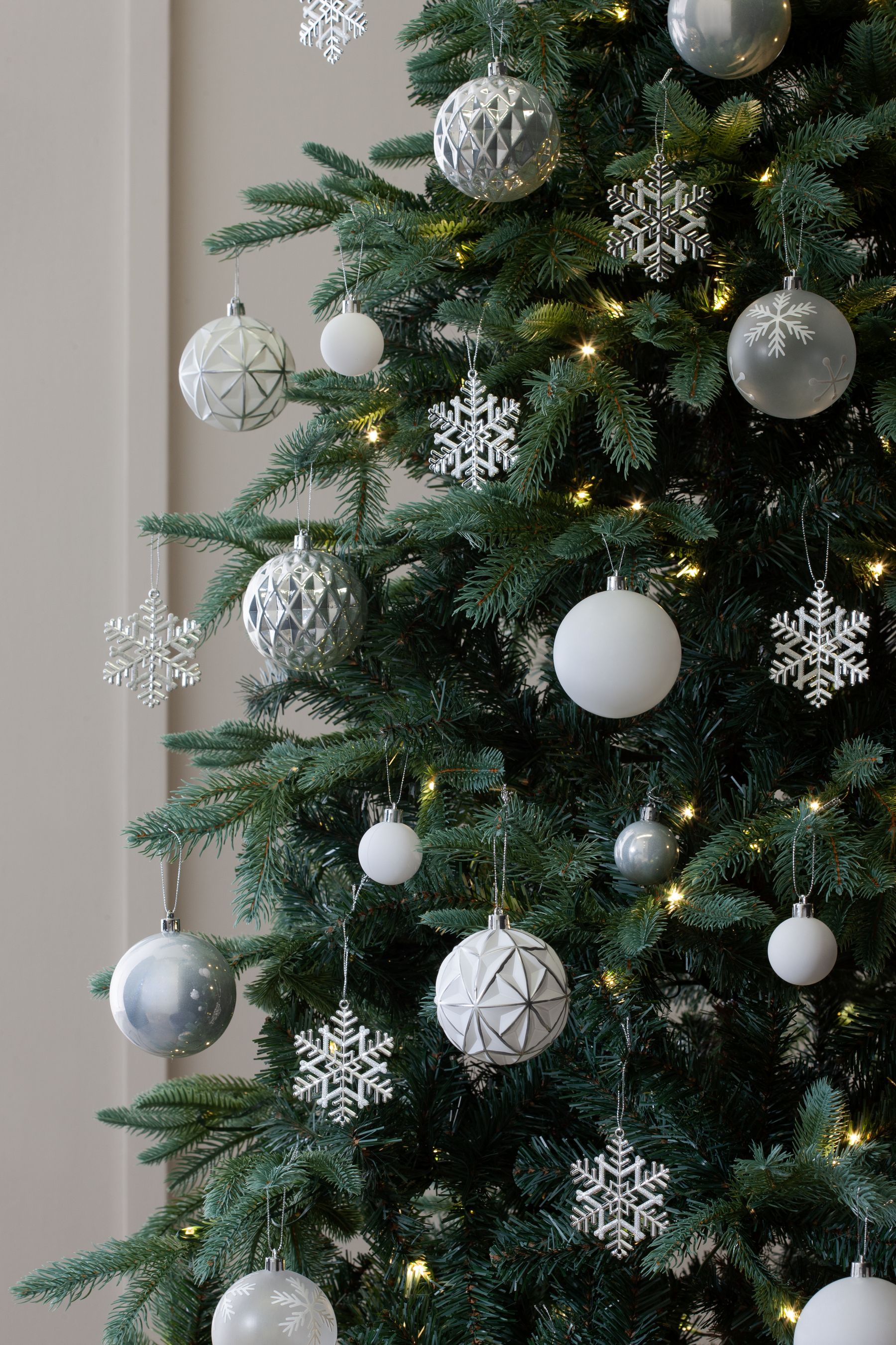 Buy White Christmas 50 Pack Bauble Packs from Next Ireland