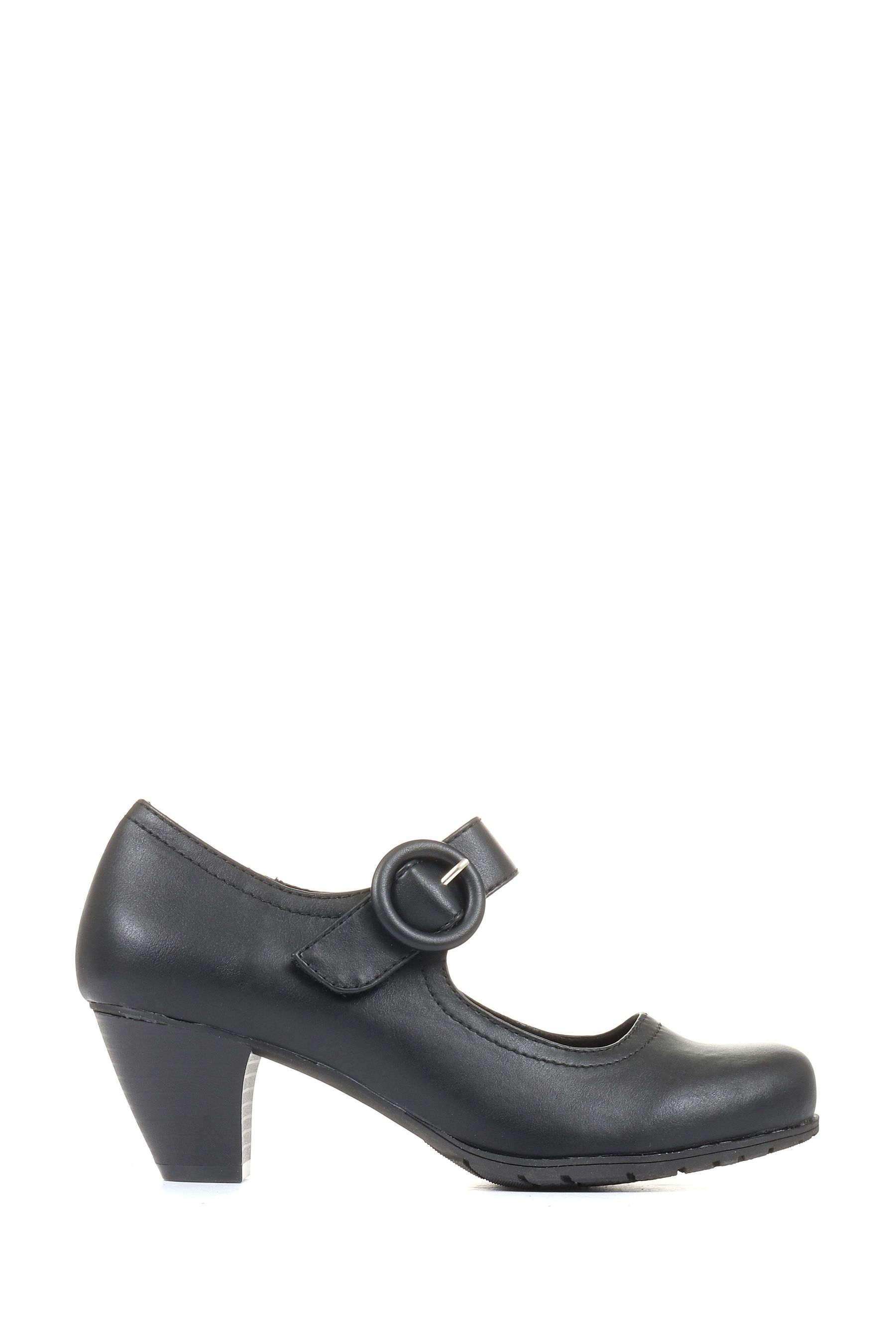 Buy Pavers Heeled Mary Jane Black Shoes from the Next UK online shop