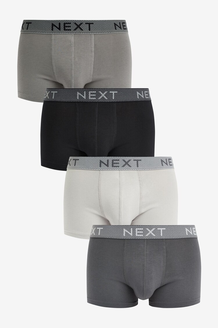 Mixed Grey Hipster Boxers - Image 1 of 1