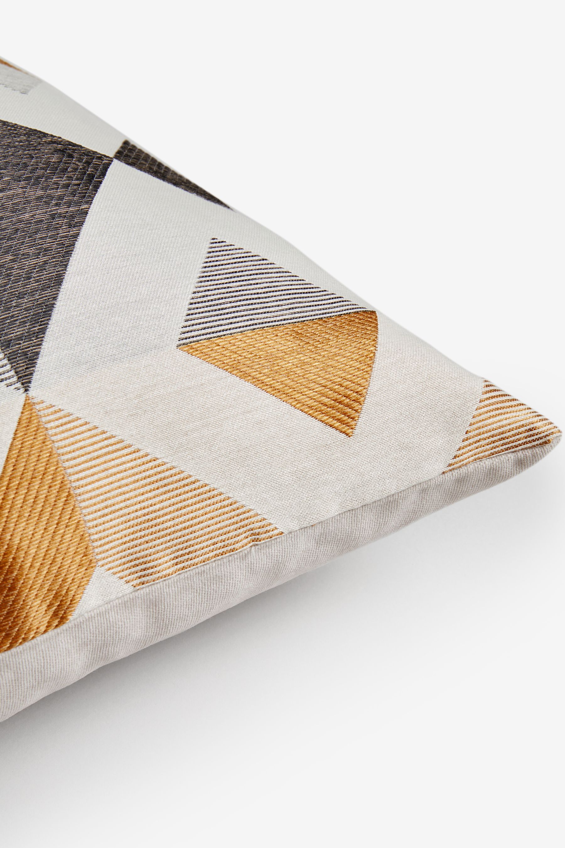 Buy Grey Square Bronx Diamond Geometric Cushion from the Next UK online shop