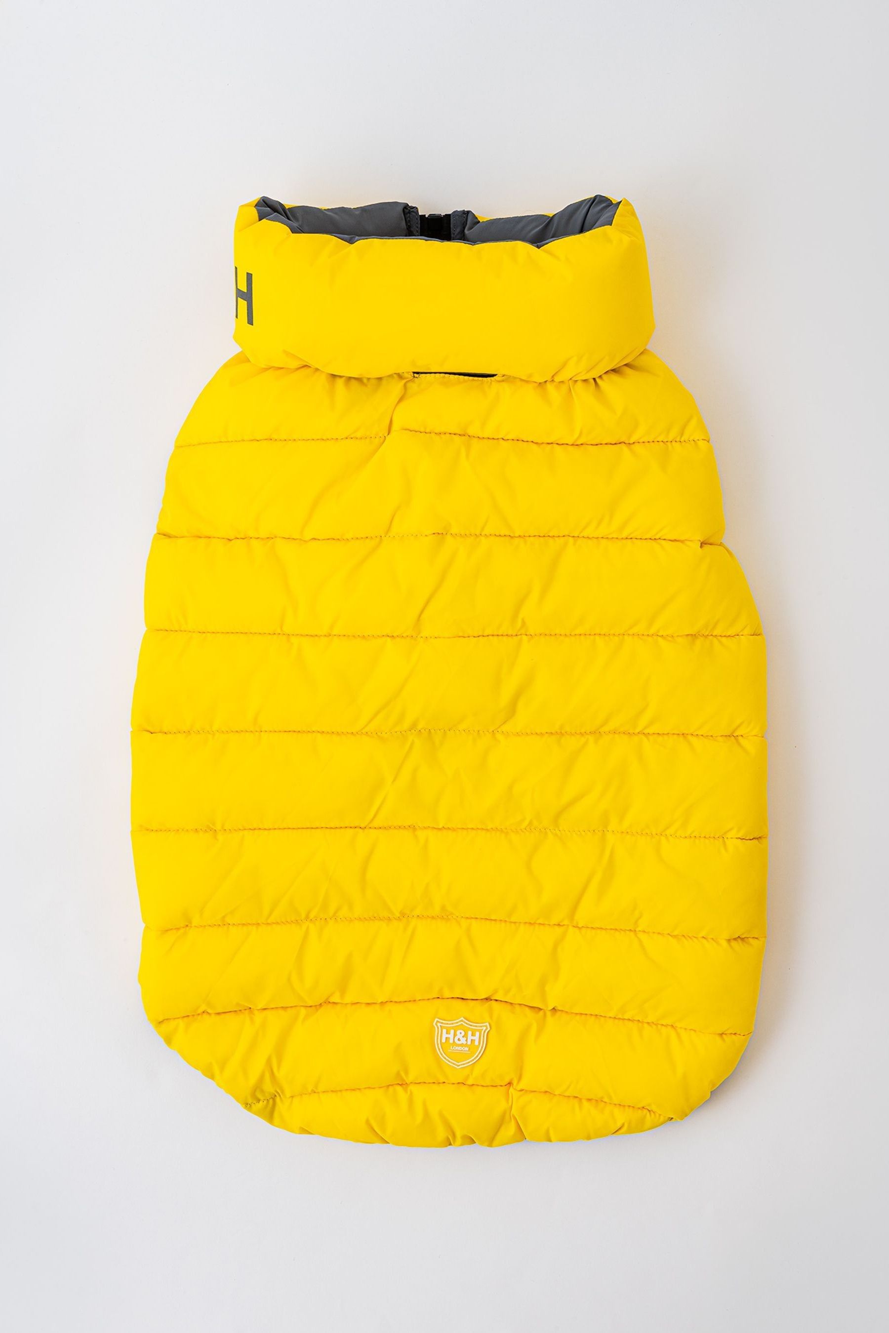 Buy Hugo & Hudson Dark Green and Grey Reversible Dog Puffer Jacket from the Next UK online shop