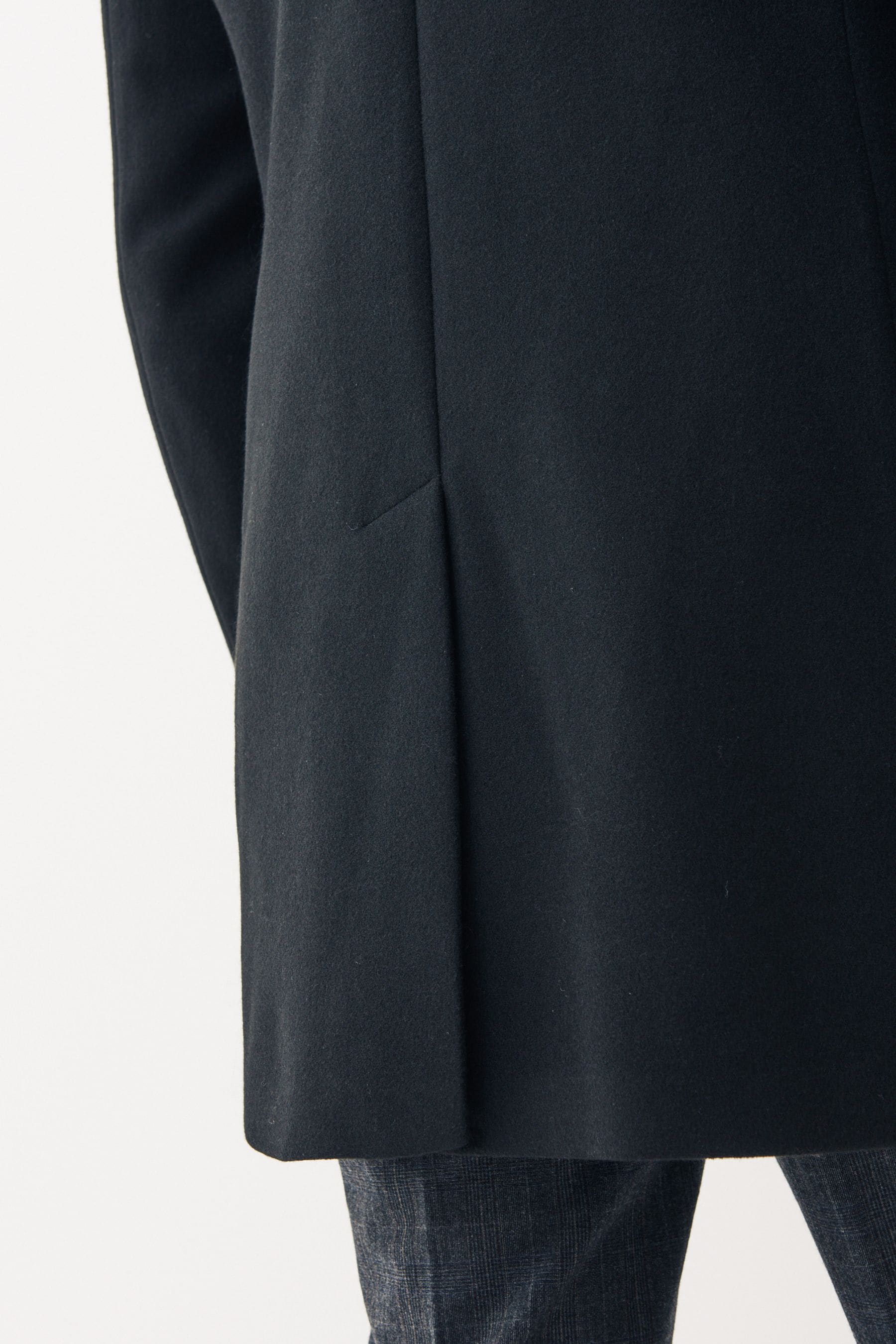 Buy Black Epsom Overcoat from the Next UK online shop