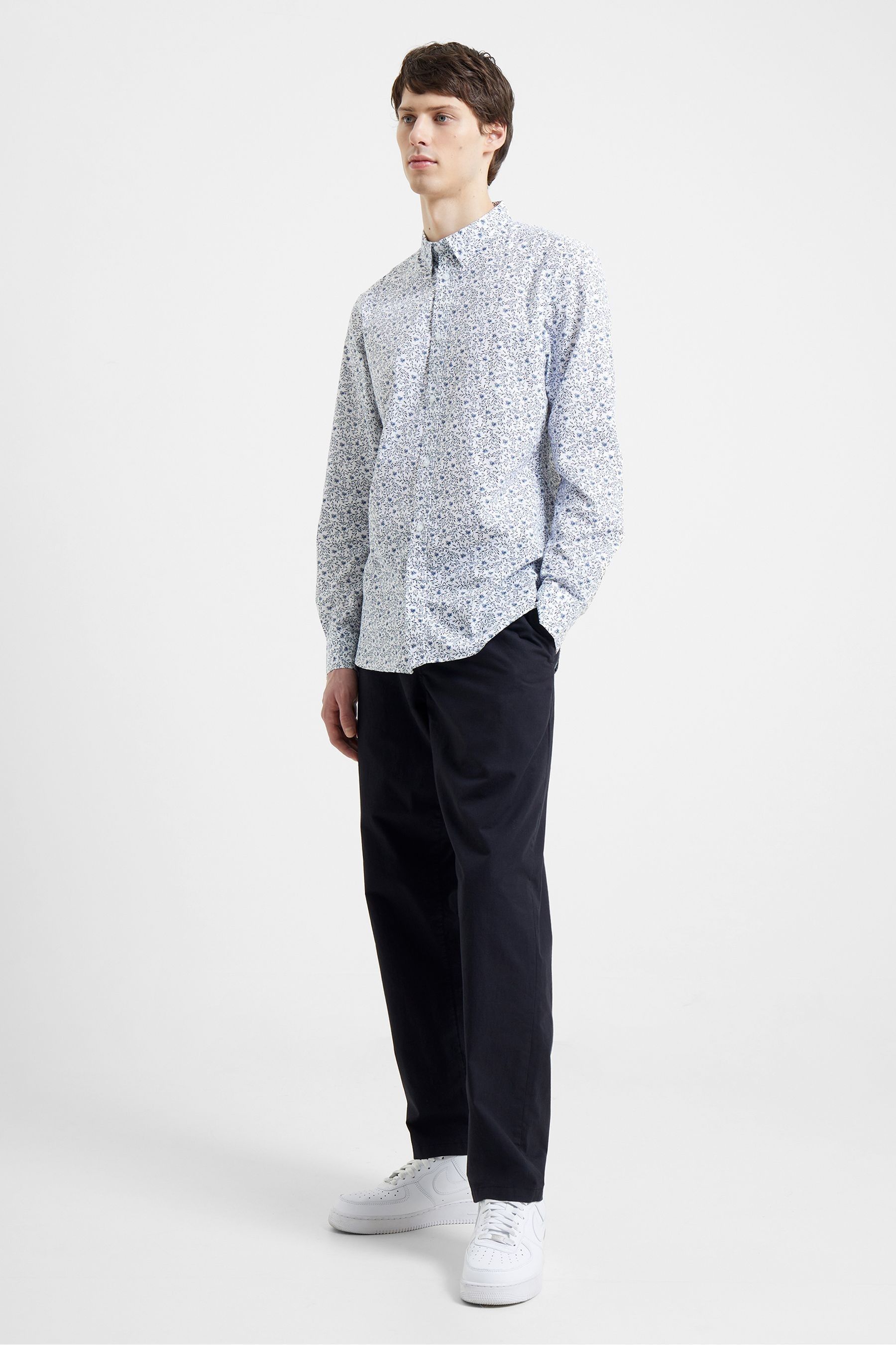 Buy French Connection Blue Floral Long Sleeve Shirt from the Next UK