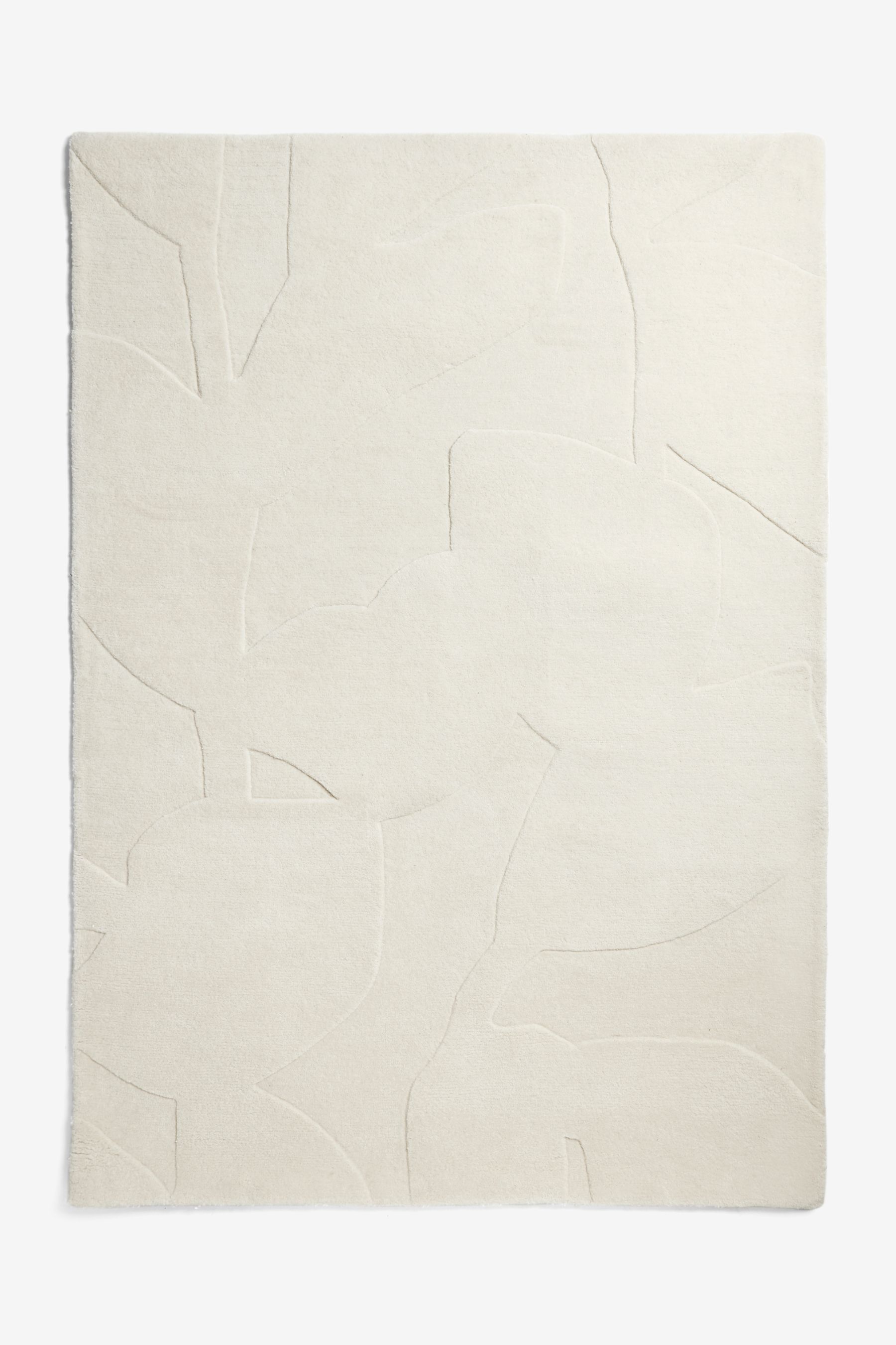 Buy Jasper Conran London White Floral Leaf Wool Rug from the Next UK ...