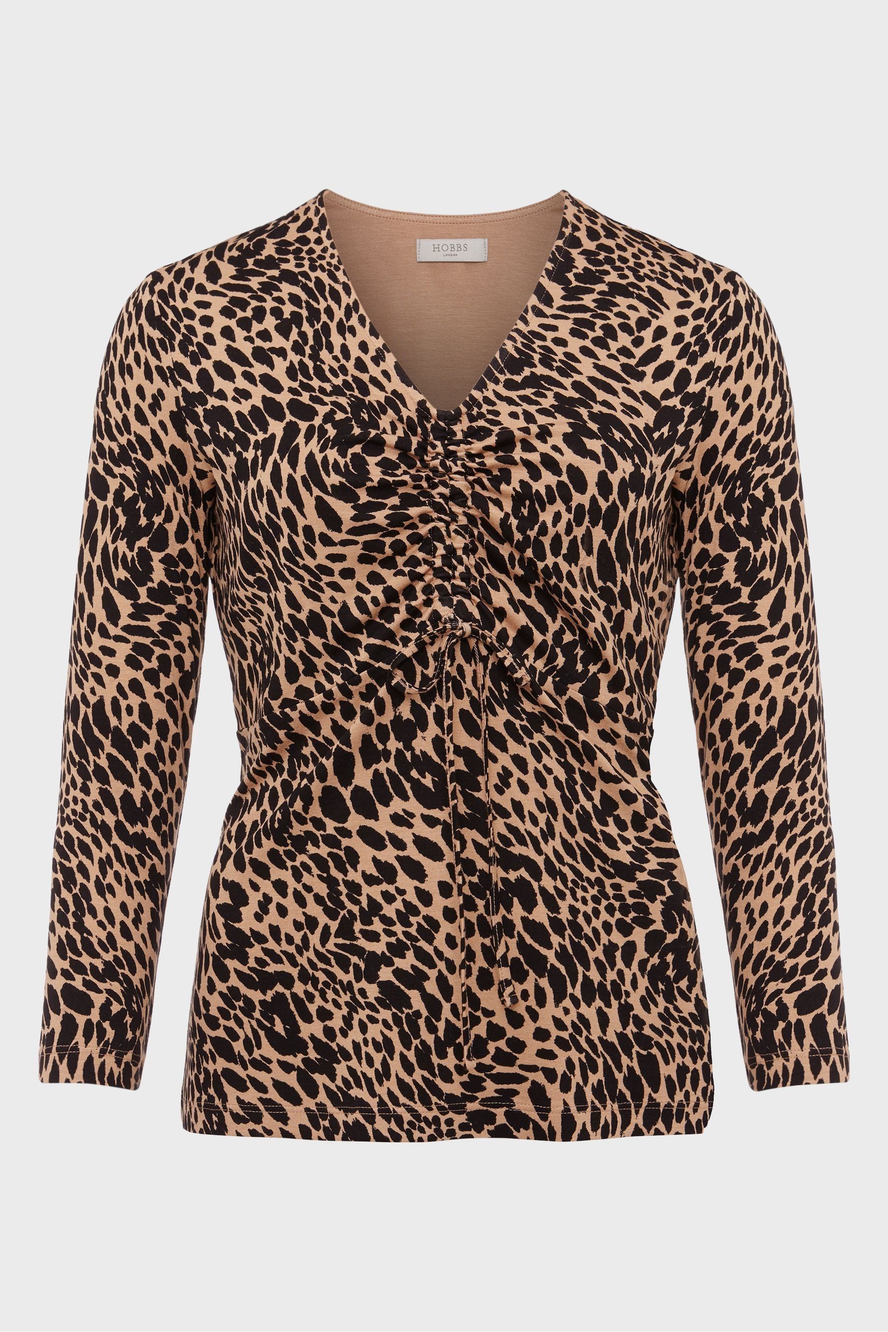 Buy Hobbs Simmy Printed Brown Top from the Next UK online shop