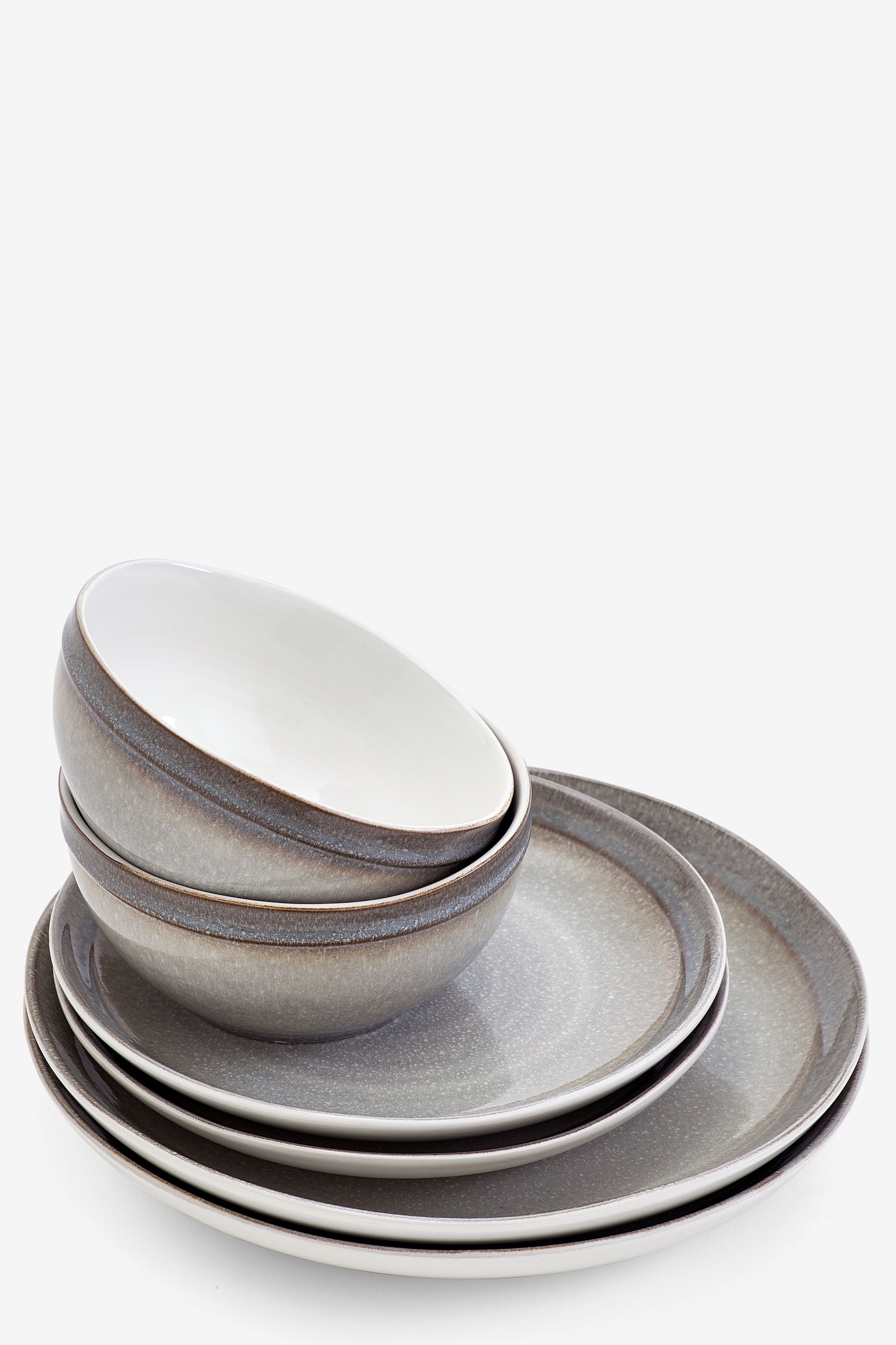 Buy 12 Piece Grey Bowden Dinner Set from the Next UK online shop