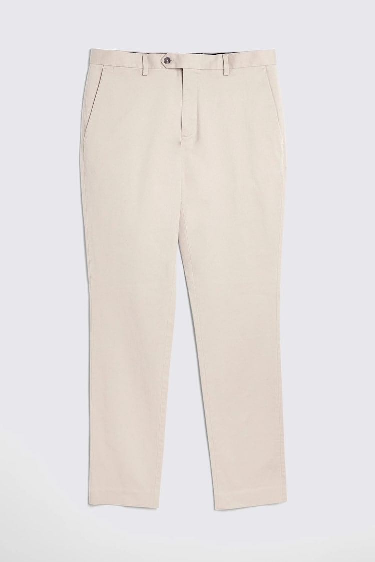 MOSS Natural Slim Chino Trousers - Image 1 of 1