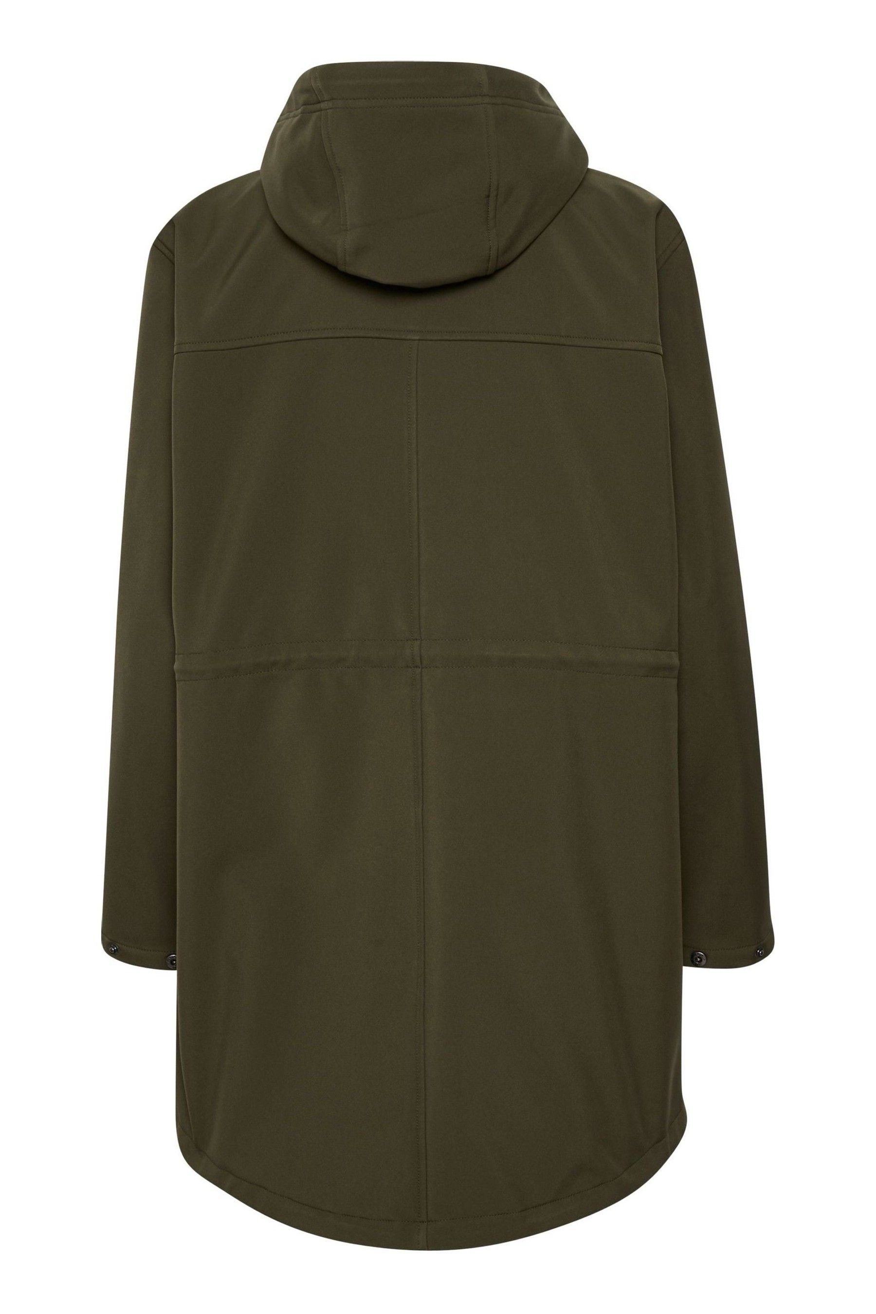 Buy Kaffe Green Talina Hip Length Button Coat from the Next UK online shop