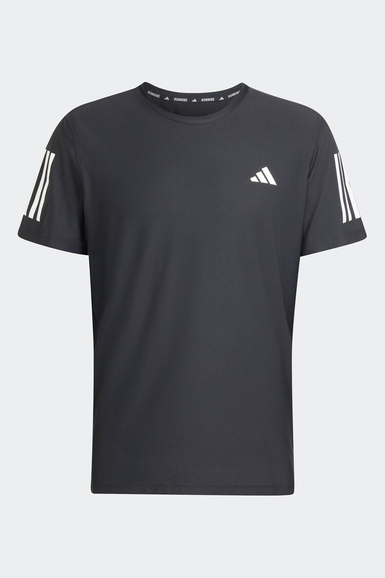 adidas Black Own the Run T-Shirt - Image 1 of 1