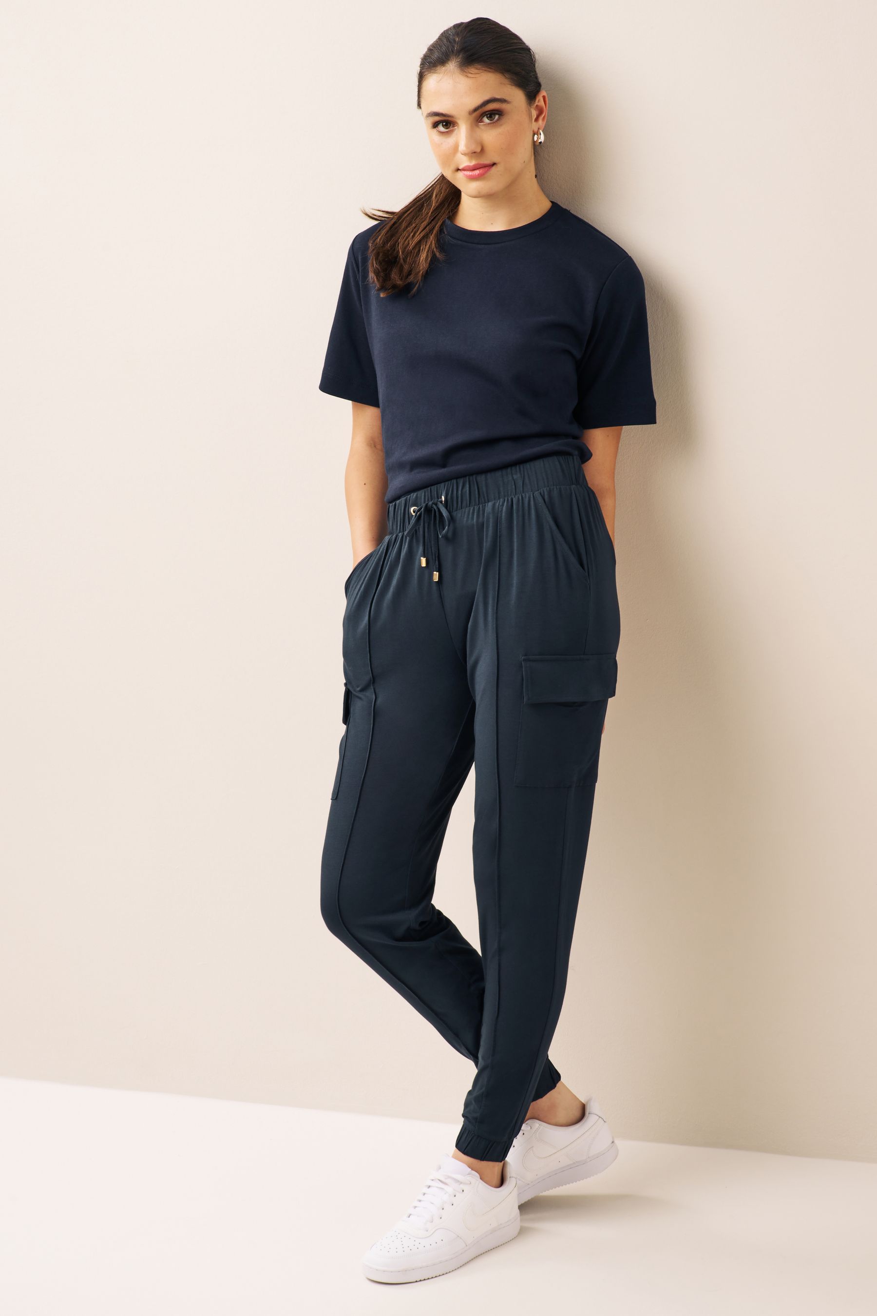 next denim joggers