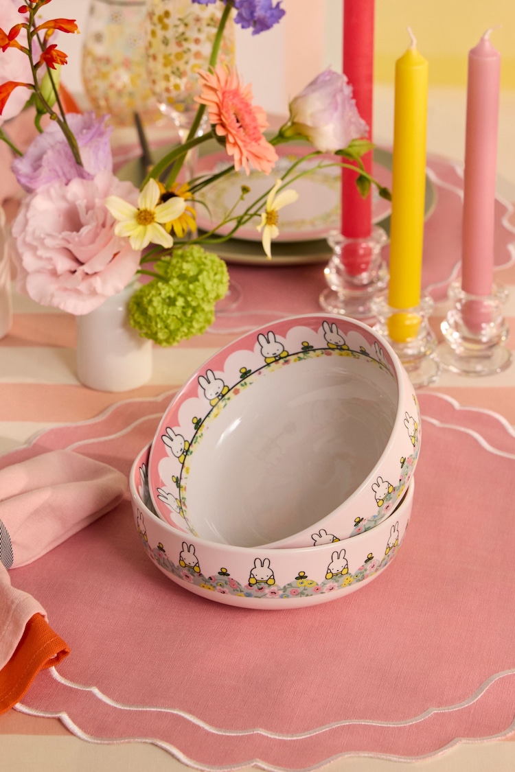 Cath Kidston Set of 2 Multi Miffy Bowls - Image 1 of 1